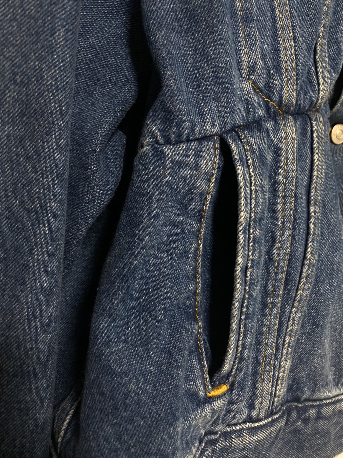 k*4様 BALENCIAGAスウィングデニムジャケット 16AW 再構築　36 中古・古着通販】BALENCIAGA (バレンシアガ) 再構築スウィングデニム