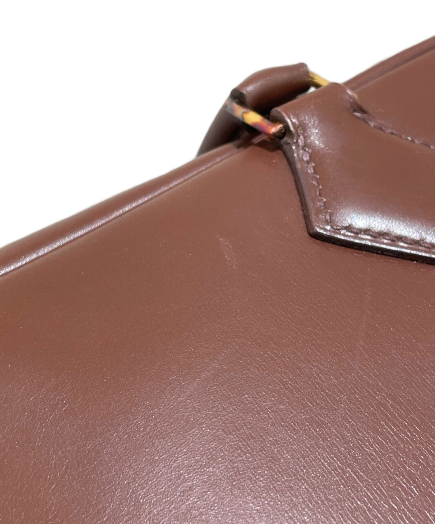 中古・古着通販】HERMES (エルメス) プリュム28 ブラウン サイズ:28 