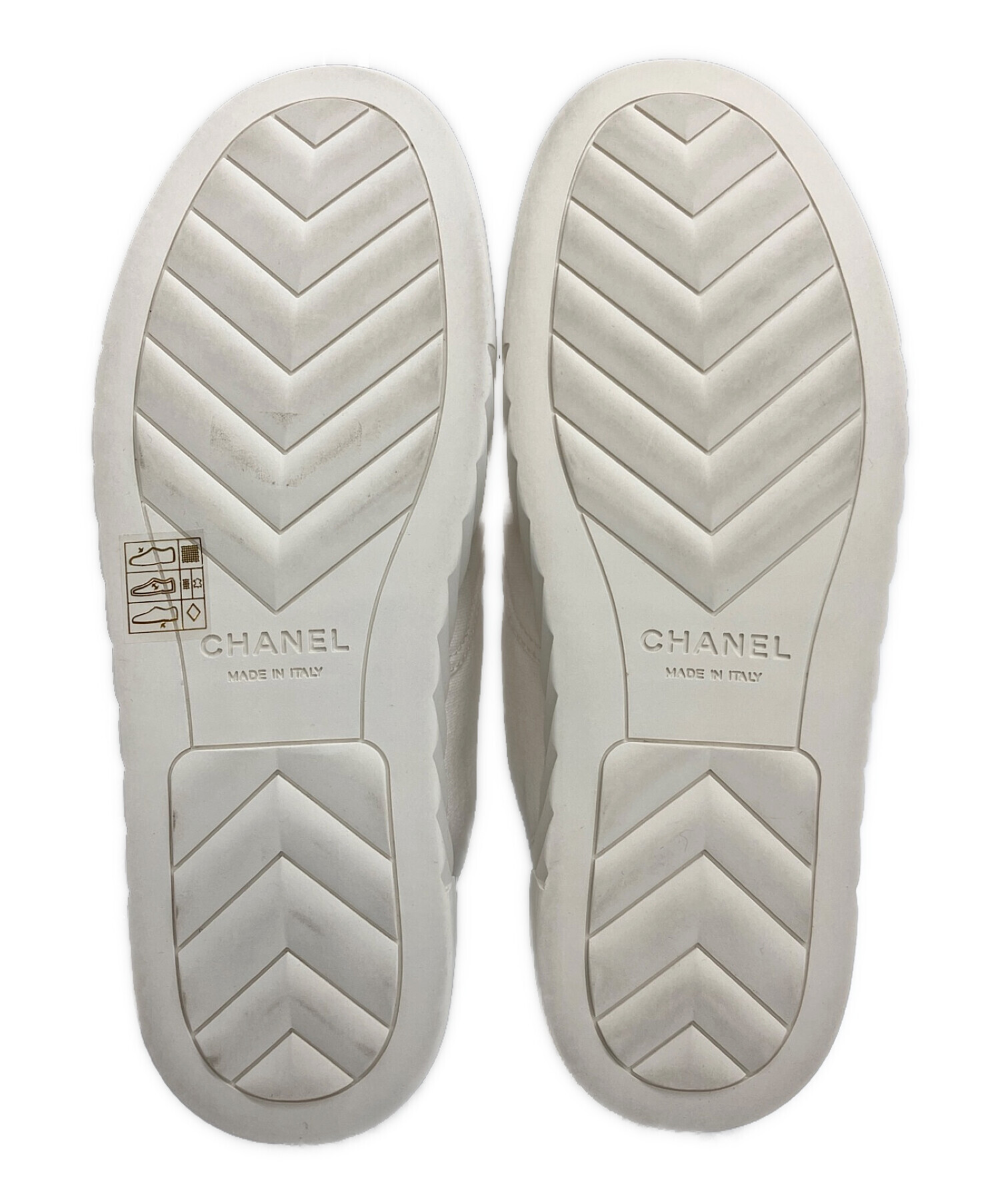 中古・古着通販】CHANEL (シャネル) ロゴキャンバススニーカー 
