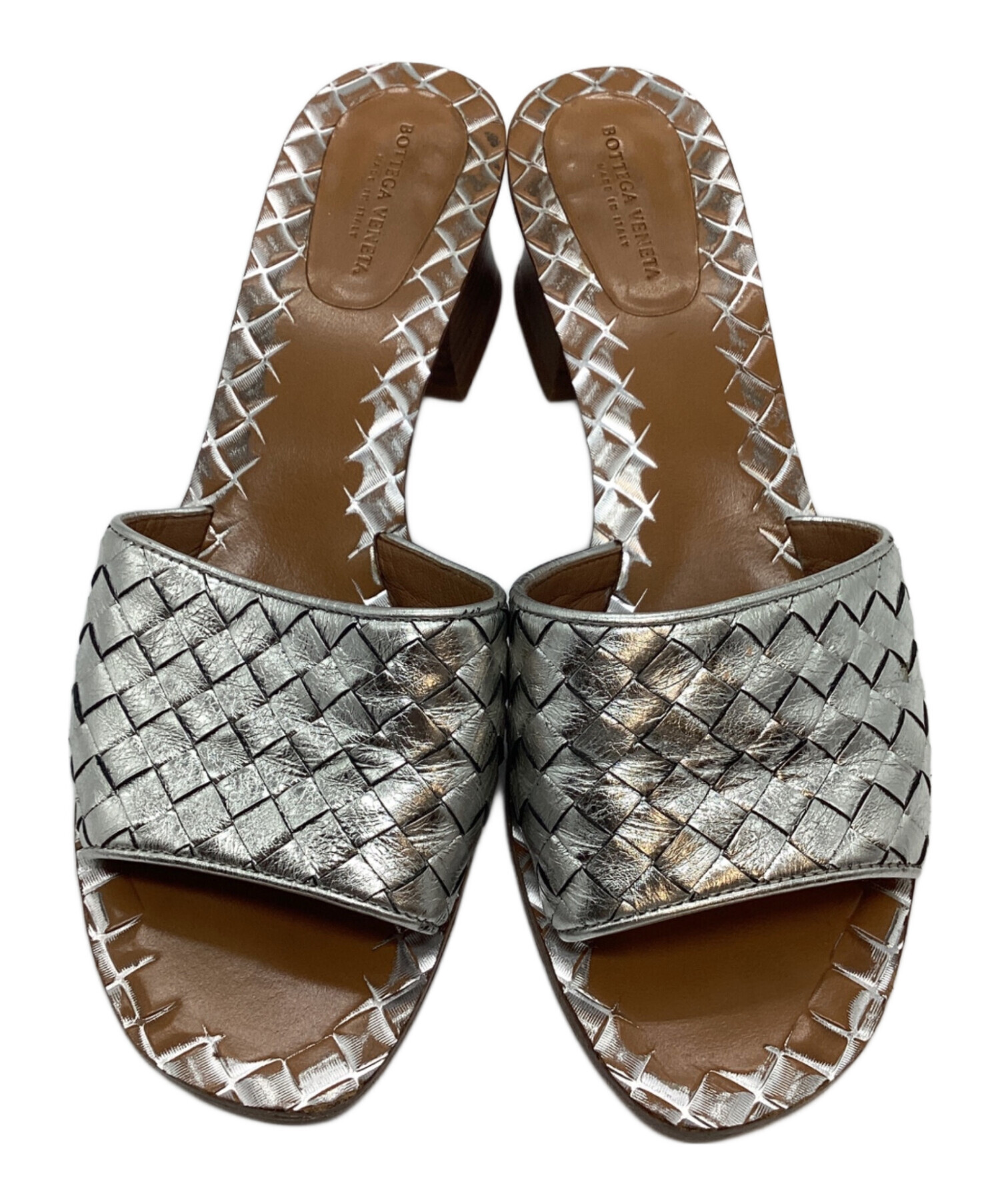 中古・古着通販】BOTTEGA VENETA (ボッテガベネタ) イントレレザー 