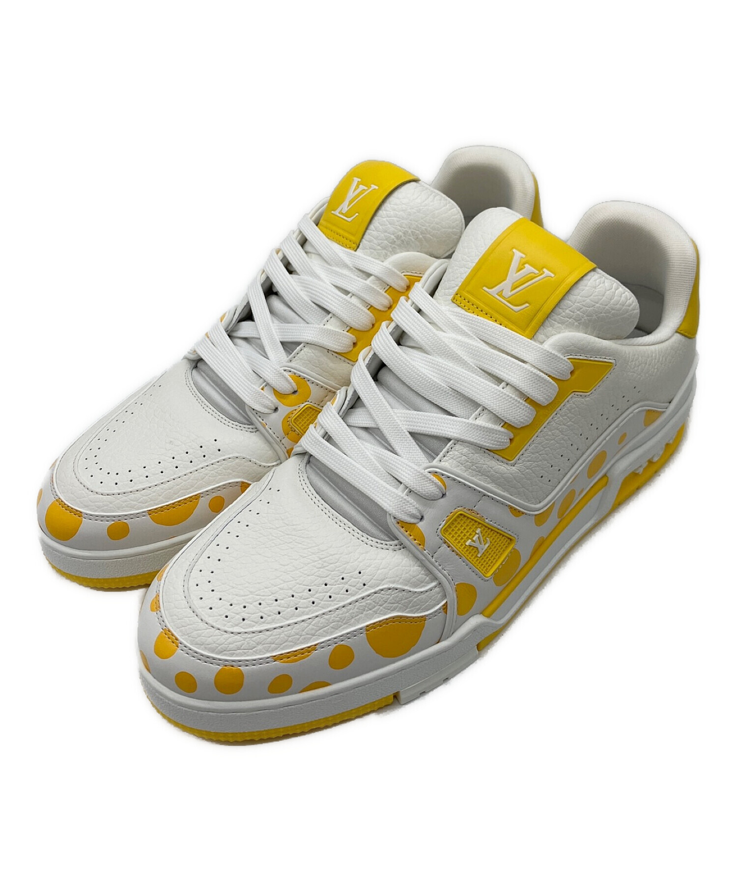 LOUIS VUITTON スニーカー ホワイト/イエロー LOUIS VUITTON ホワイト/イエロー スニーカー 【楽天市場】【靴】LOUIS