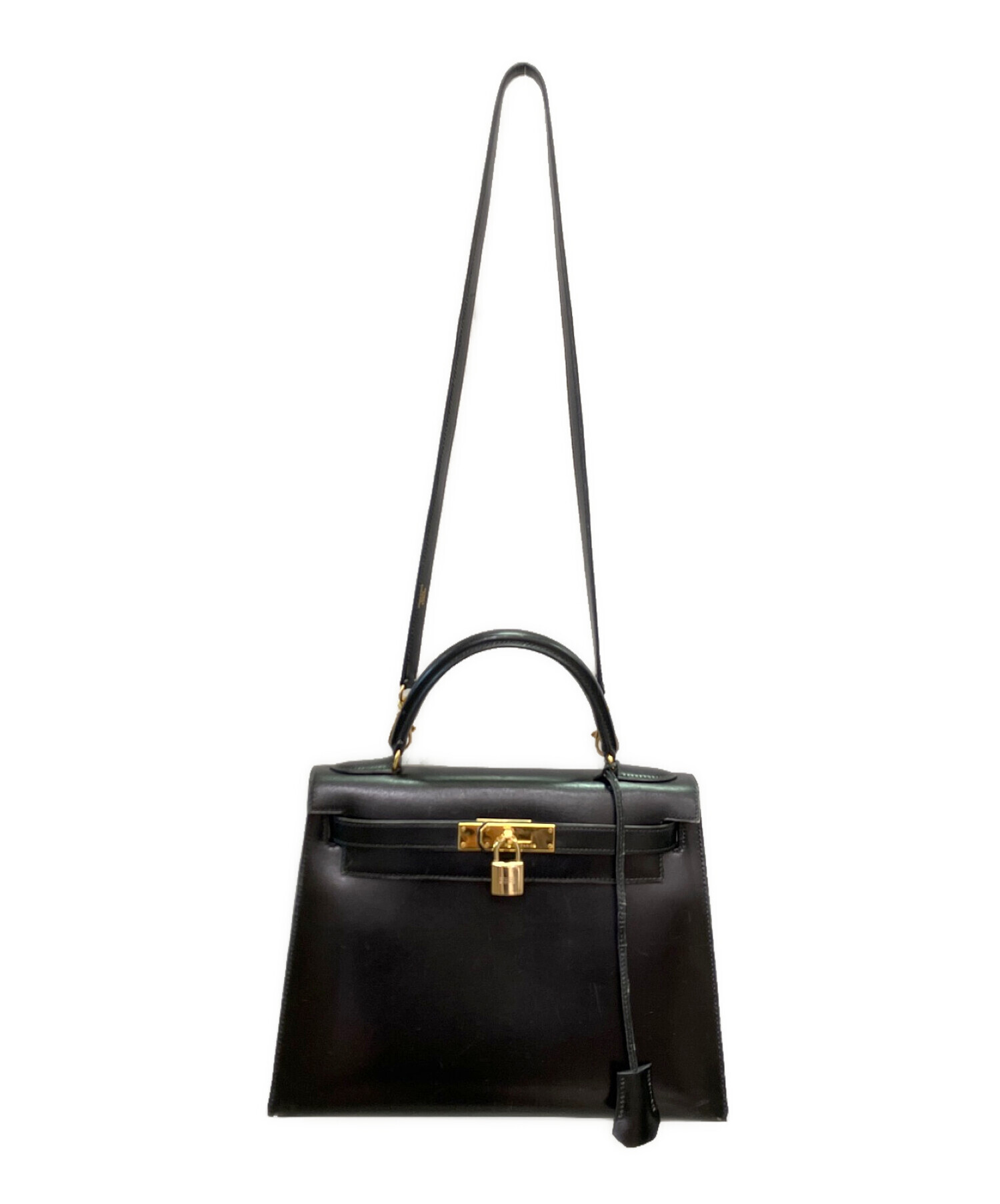 中古・古着通販】HERMES (エルメス) ケリー 28 外縫い/ゴールド金具 