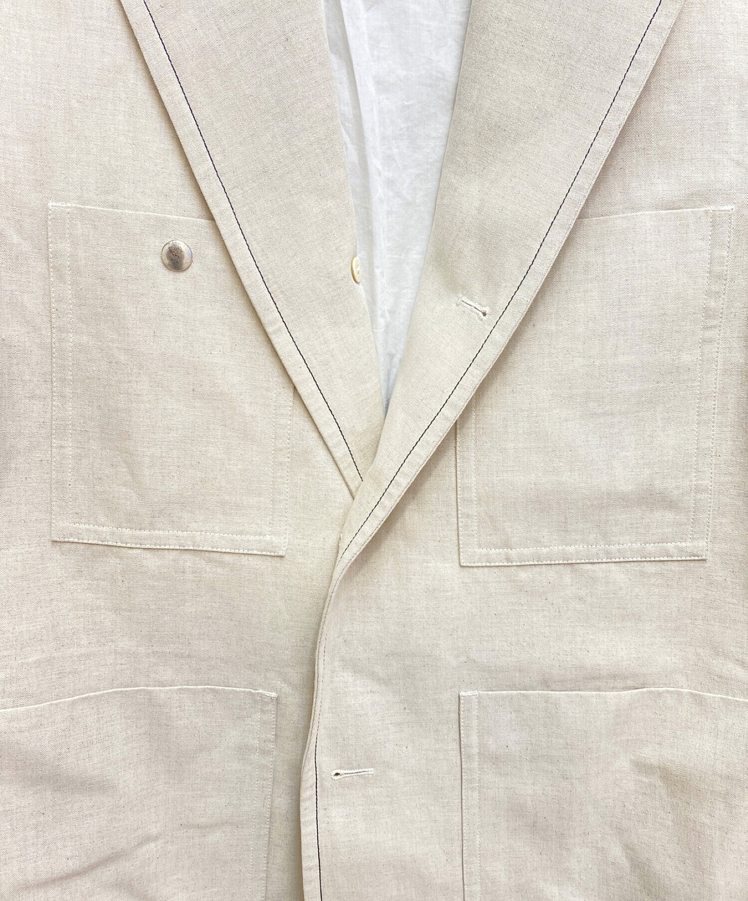 中古・古着通販】JIL SANDER (ジルサンダー) リネンコットンジャケット 