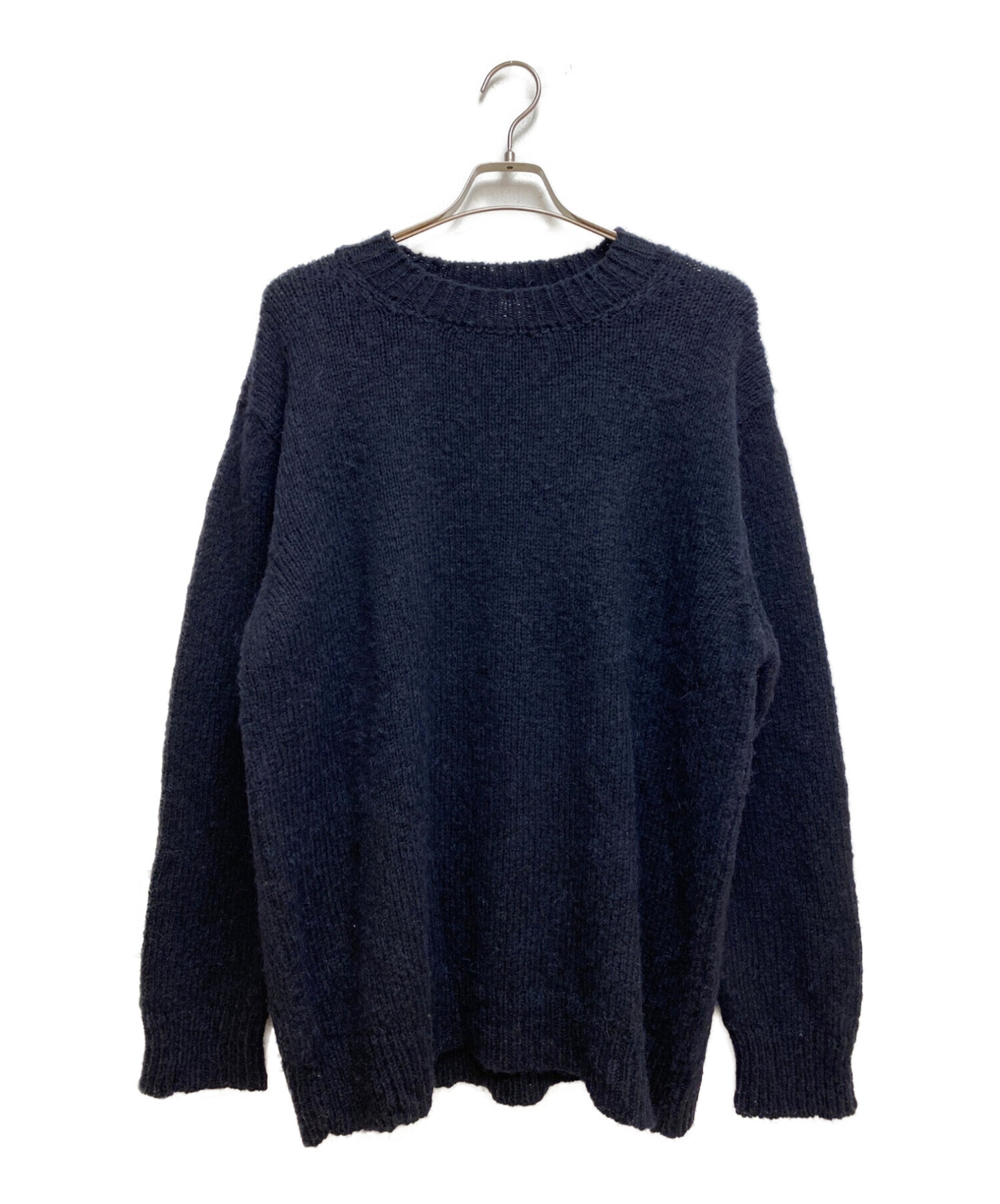 DRIES VAN NOTEN ブルー系 ニット ヴィンテージ　ドリス 中古・古着通販】DRIES VAN NOTEN (ドリスヴァンノッテン) クルー