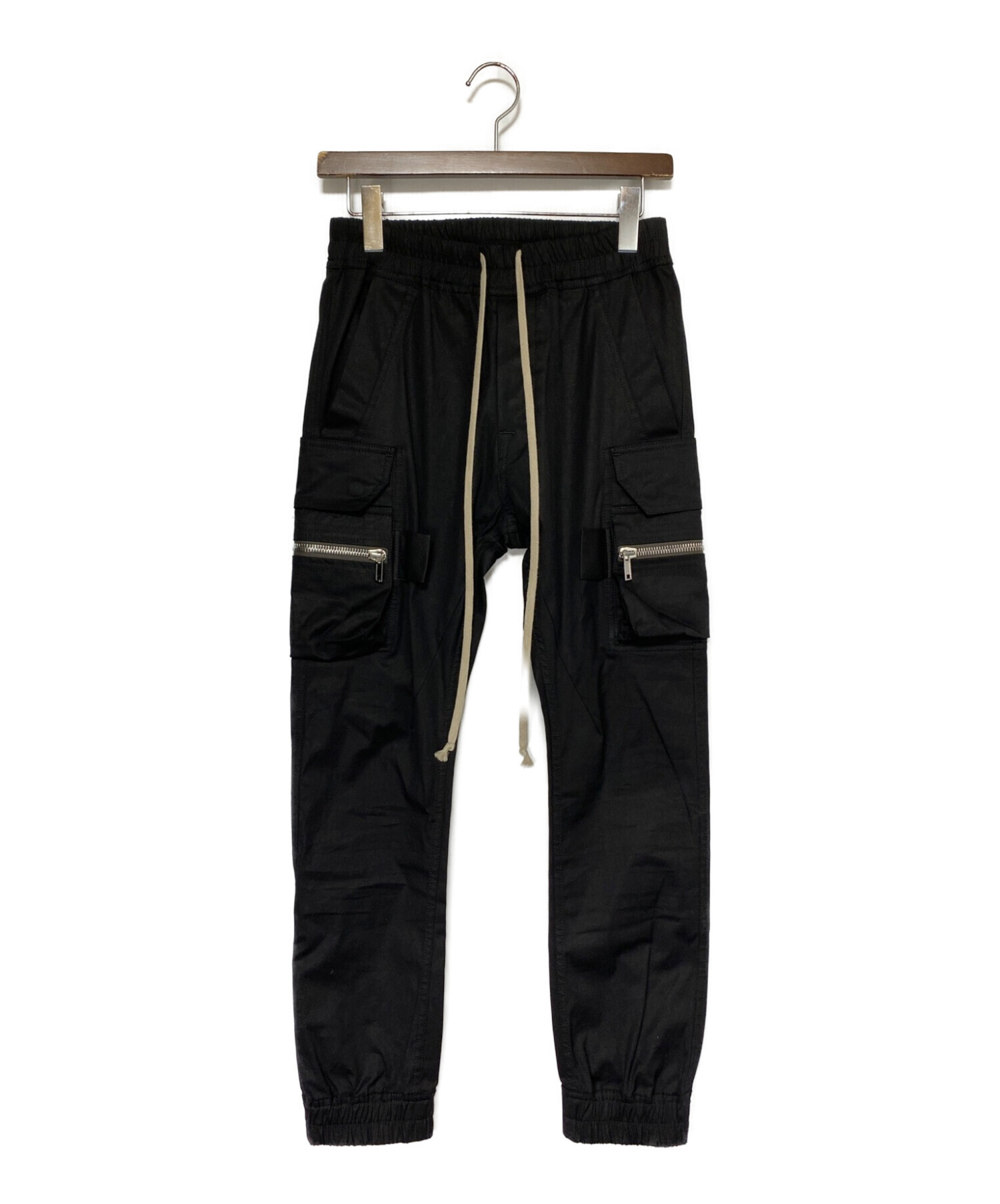 【新古品】RICK OWENS MASTDON CARGO ブラック　46 中古・古着通販】RICK OWENS (リック オウエンス) MASTODON CARGO