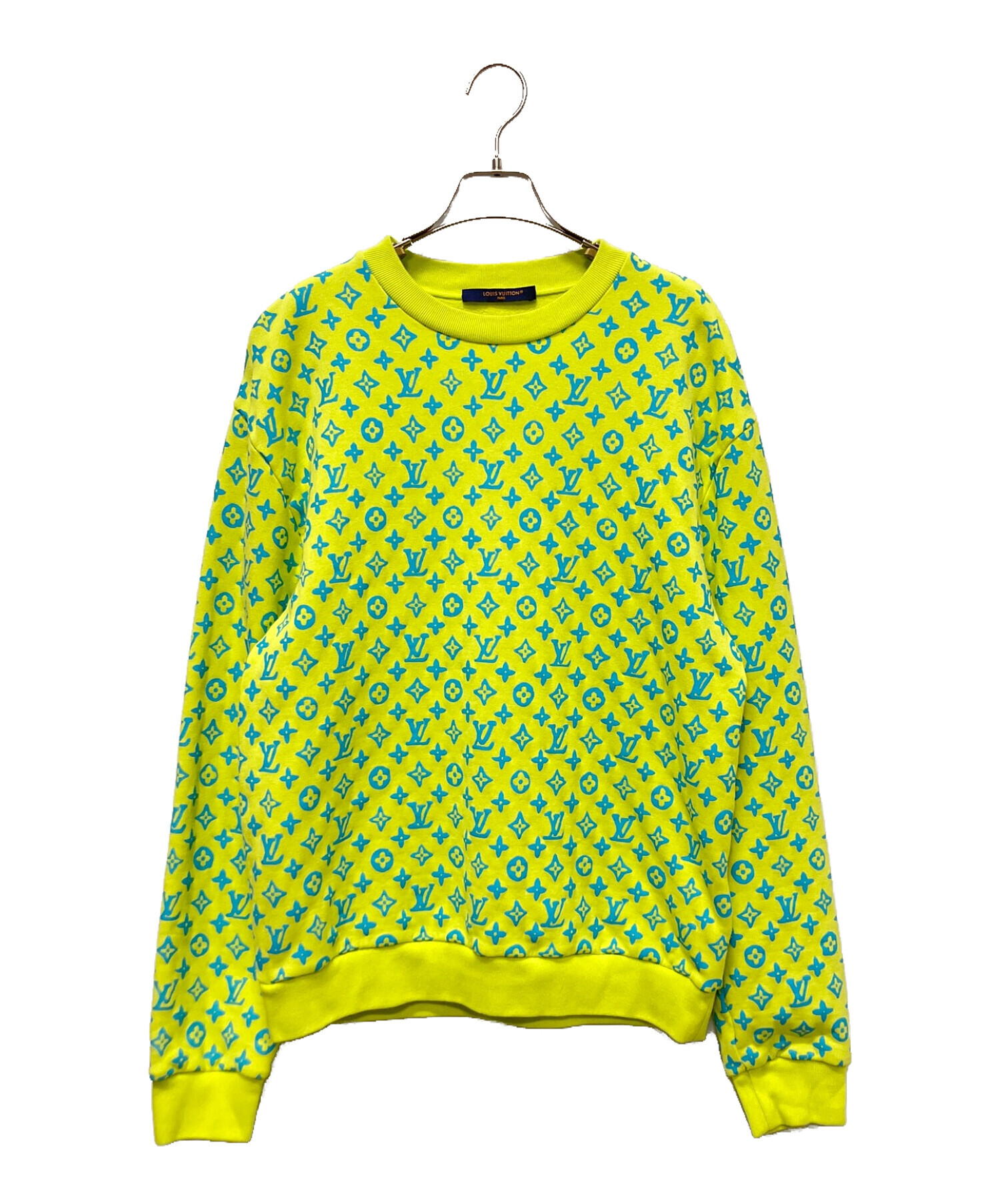 Louis Vuitton イエローロゴスウェット M 中古・古着通販】LOUIS VUITTON (ルイ ヴィトン) モノグラム総柄