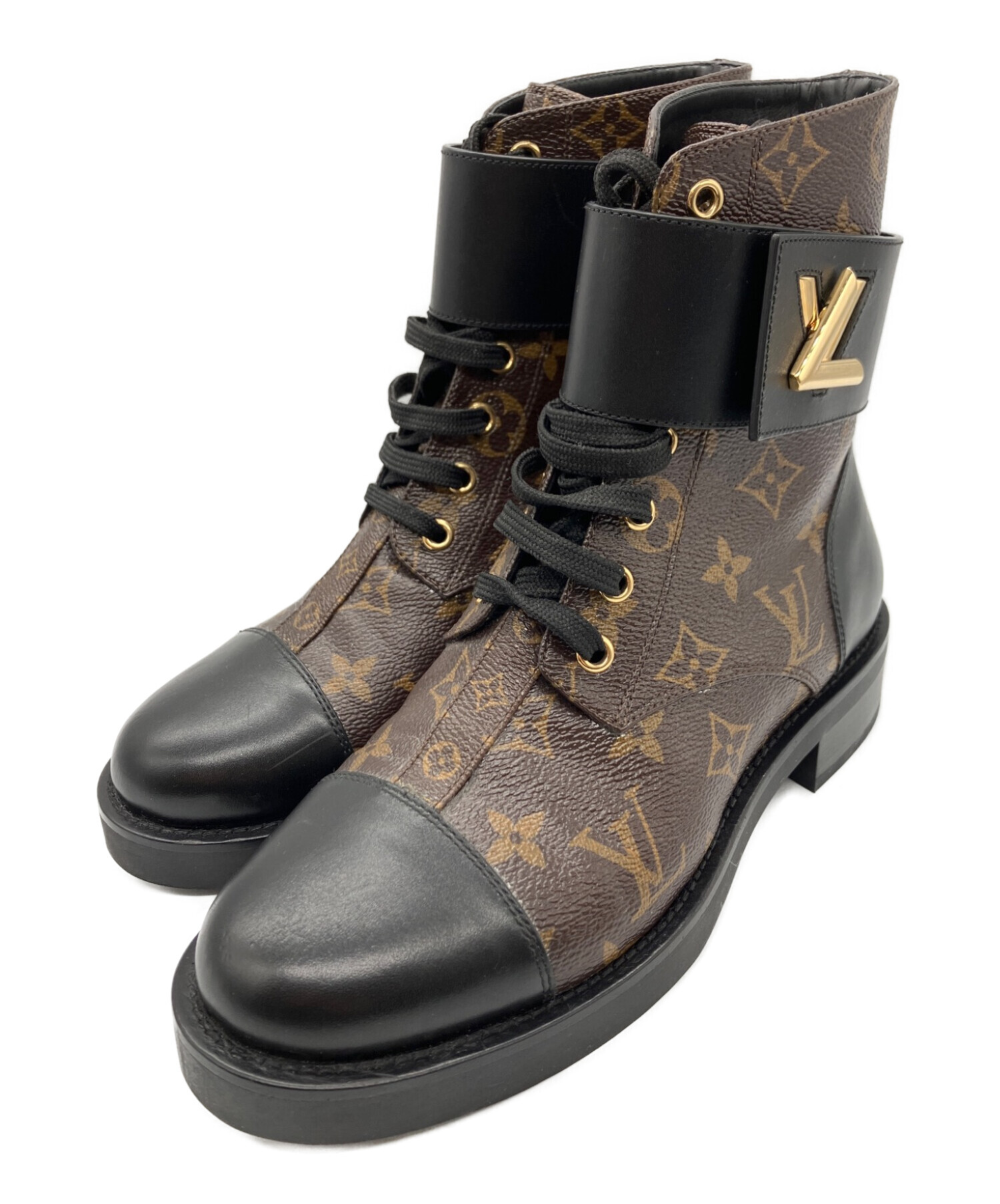 LOUIS VIUTTON ワンダーランドアンクルブーツ　ショートブーツ 中古・古着通販】LOUIS VUITTON (ルイ ヴィトン) ワンダーランド