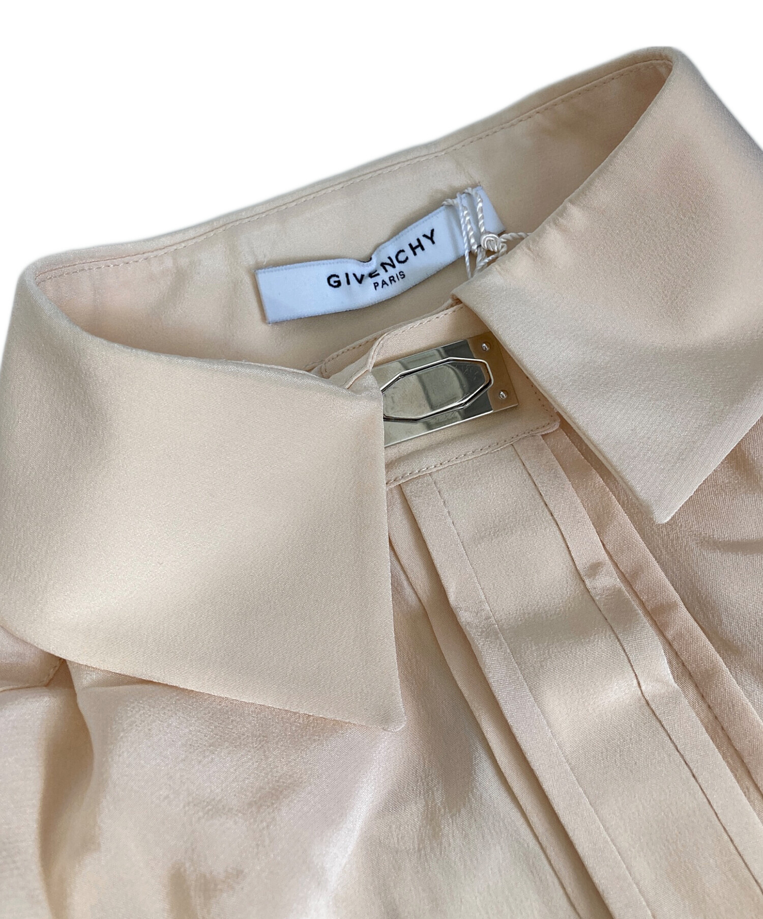 中古・古着通販】GIVENCHY (ジバンシィ) シルクシャツワンピース 