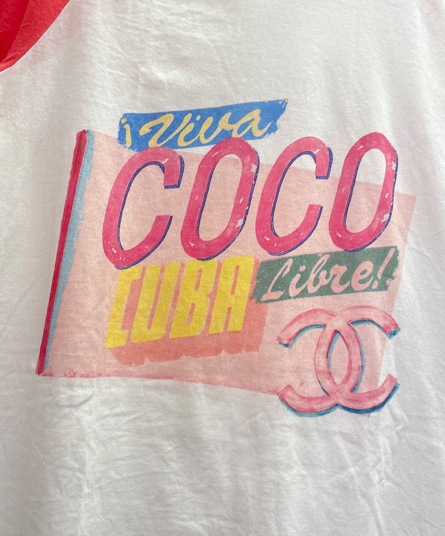 chanel tシャツ ピンク 中古・古着通販 CHANEL シャネル ココ キューバ