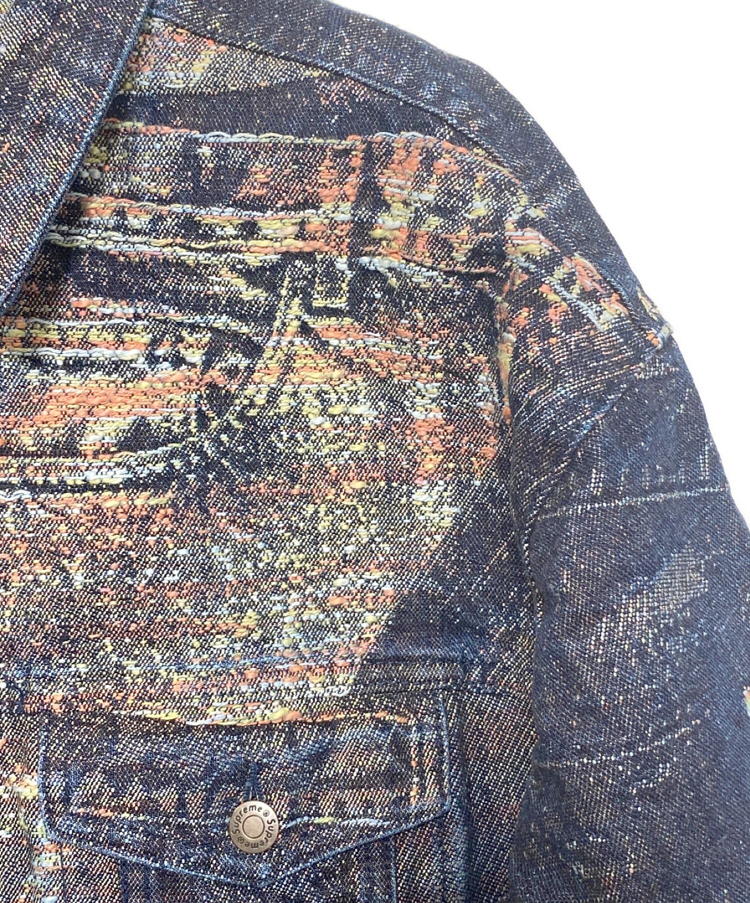 supreme アーカイブデニムジャガードトラッカージャケット希少サイズ SUPREME シュプリーム 23SS Archive Denim Jacquard Trucker Jacket