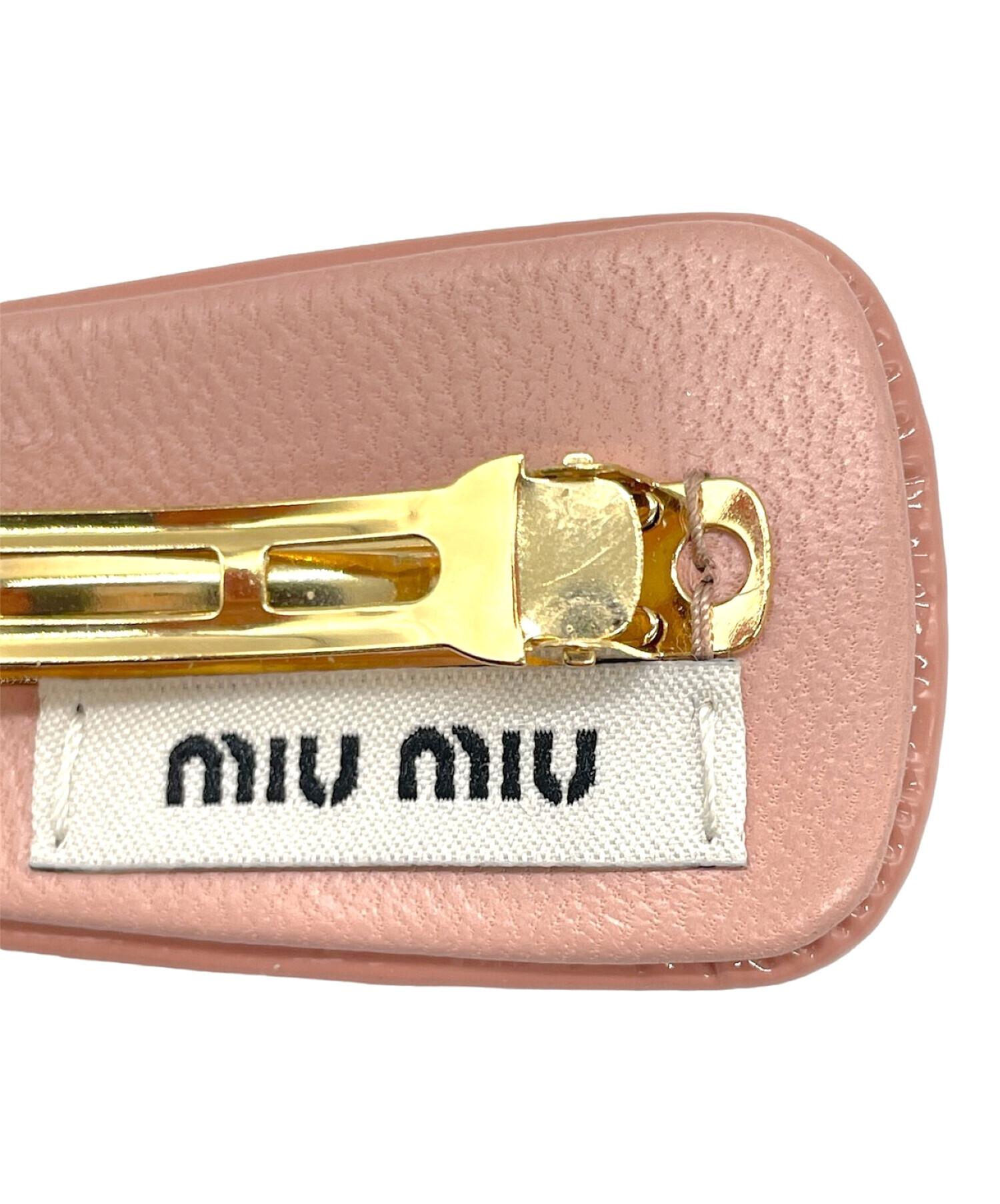 miu miu ピンク ヘアーバレッタ バレッタ ピンク系 MiuMiu(ミュウ