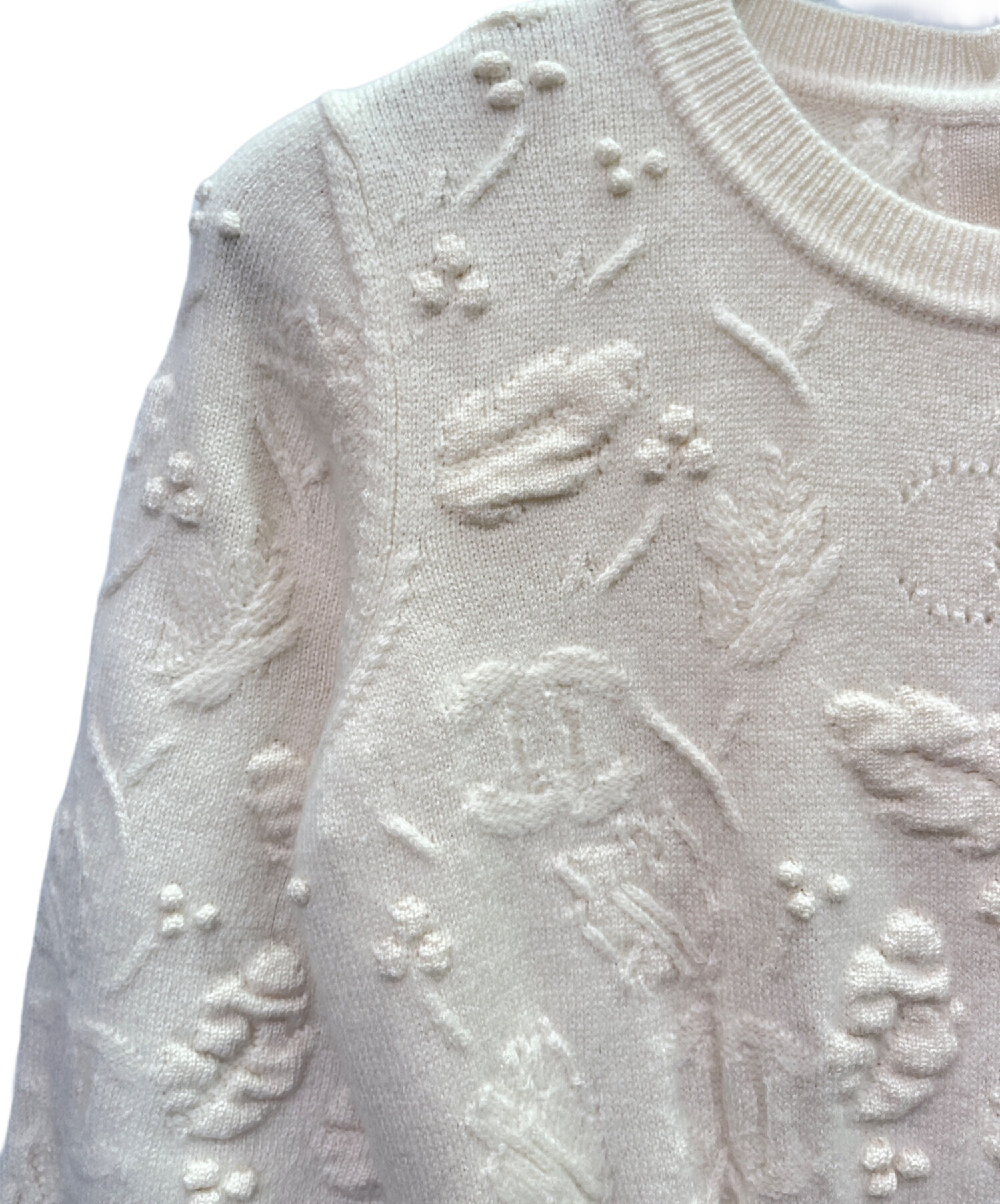 中古・古着通販】CHANEL (シャネル) カシミヤウールニットワンピース