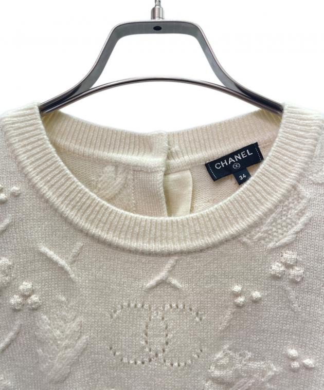 中古・古着通販】CHANEL (シャネル) カシミヤウールニットワンピース