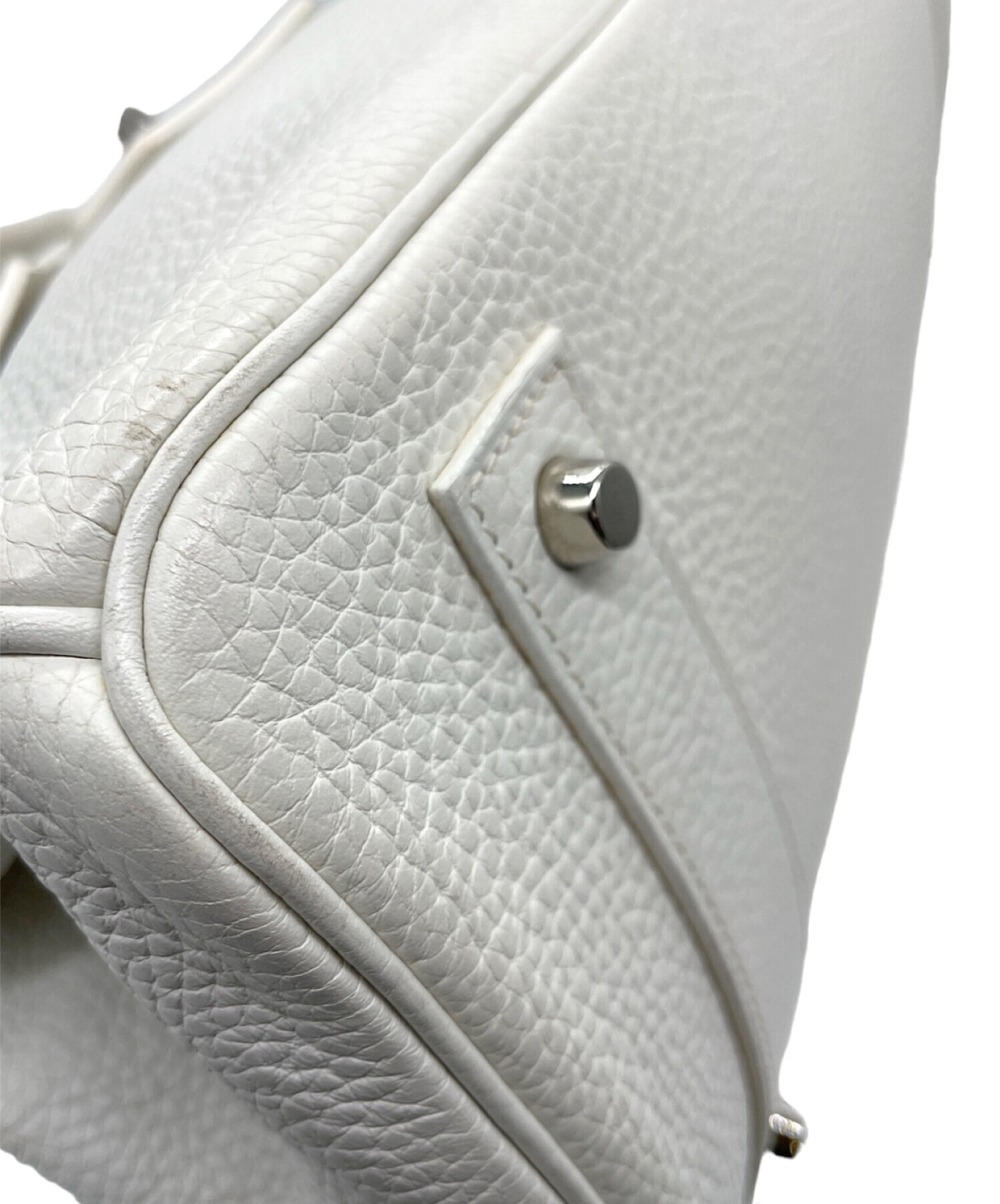 中古・古着通販】HERMES (エルメス) ショルダーバーキン ホワイト