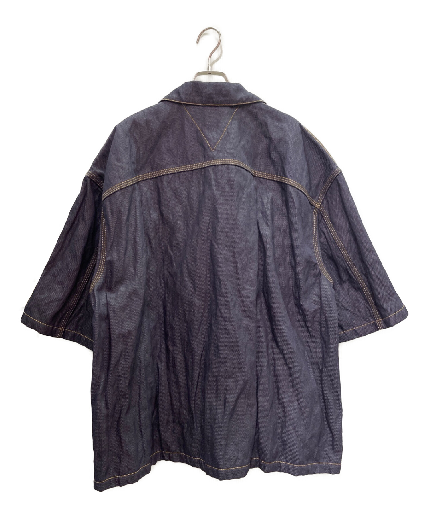 中古・古着通販】BOTTEGA VENETA (ボッテガベネタ) 半袖デニムシャツ