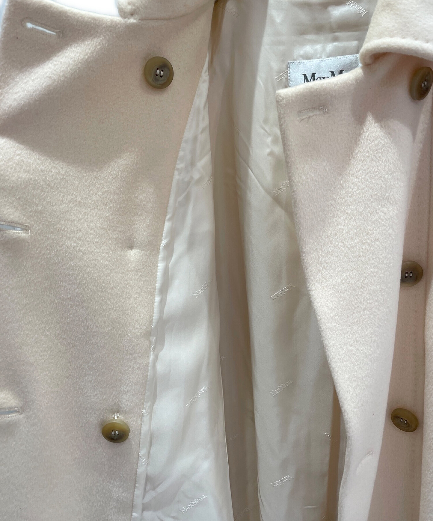 中古・古着通販】MaxMara (マックスマーラ) カシミヤ混ウールコート 