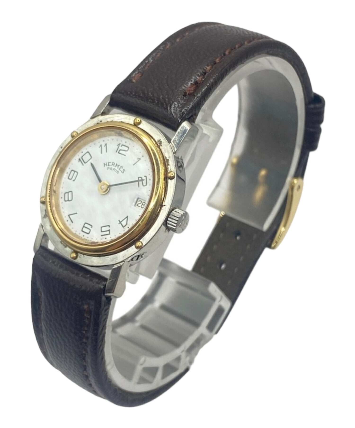 中古・古着通販】HERMES (エルメス) クリッパー ホワイト｜ブランド