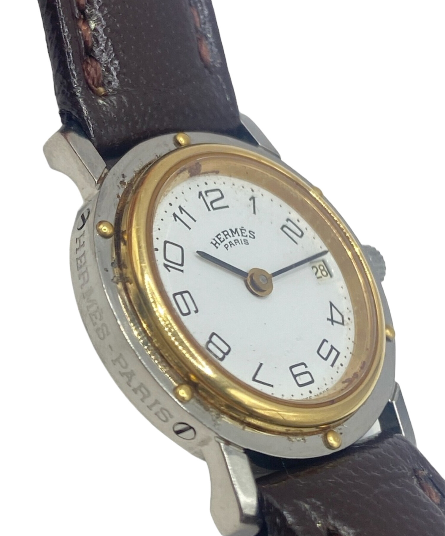 【エルメス】HERMÈSクリッパー　クォーツ　動作品　訳アリ　ジャンク Yahoo!オークション -「ジャンク」(クリッパー) (エルメス)の落札相場