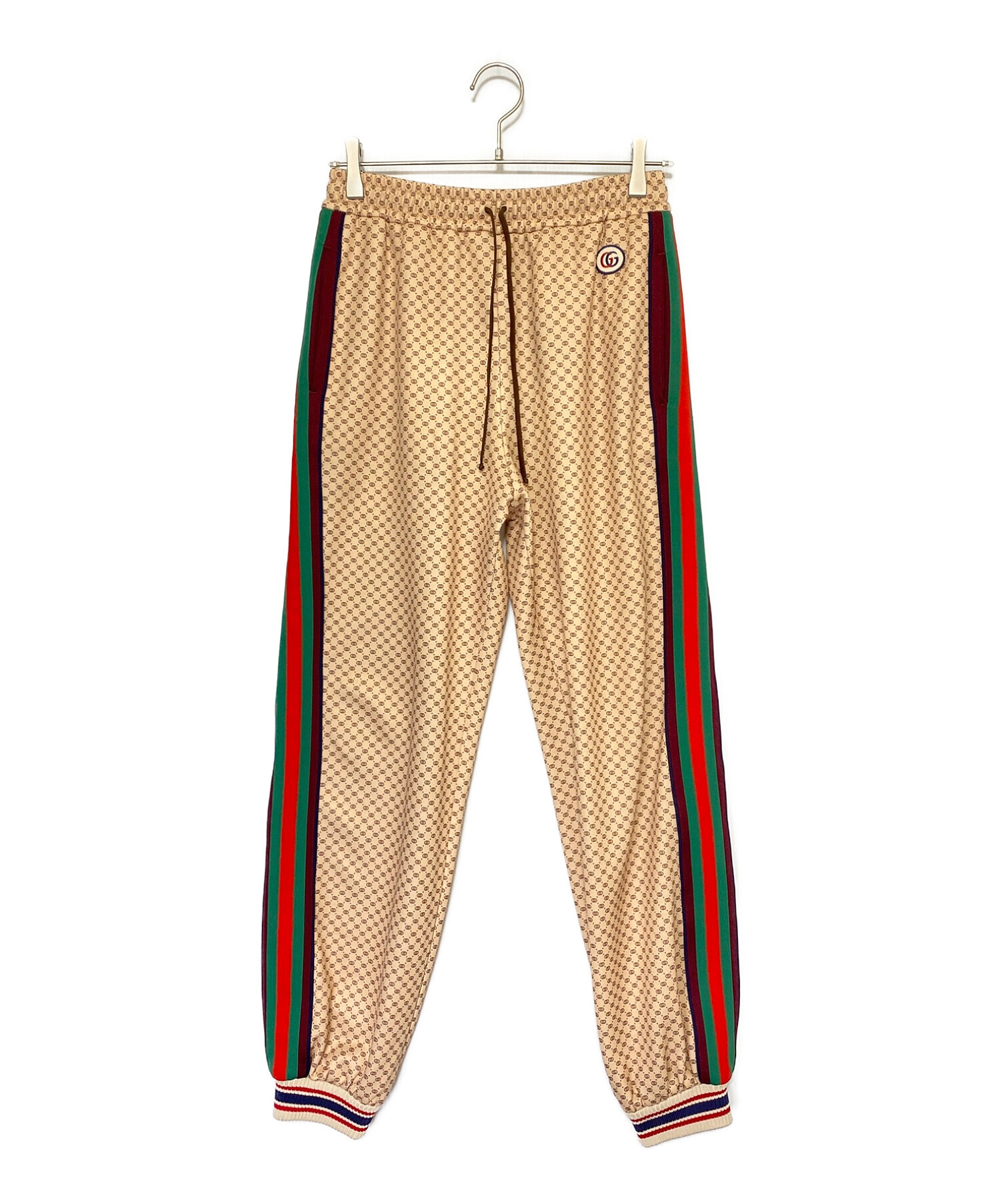 新品タグ付き・GUCCI グッチ　サイドライン　パンツ 中古・古着通販】GUCCI (グッチ) サイドラインロゴトラックパンツ