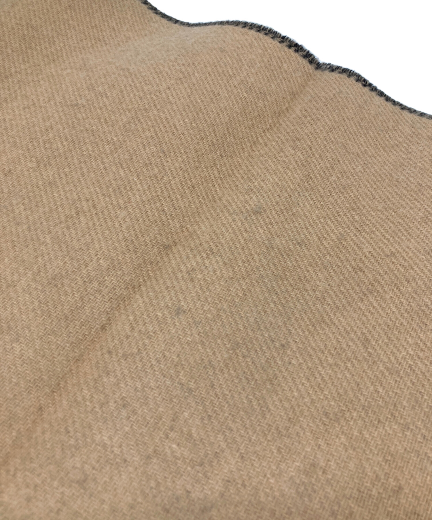 中古・古着通販】GUCCI (グッチ) GGロゴマフラー ブラック×ベージュ