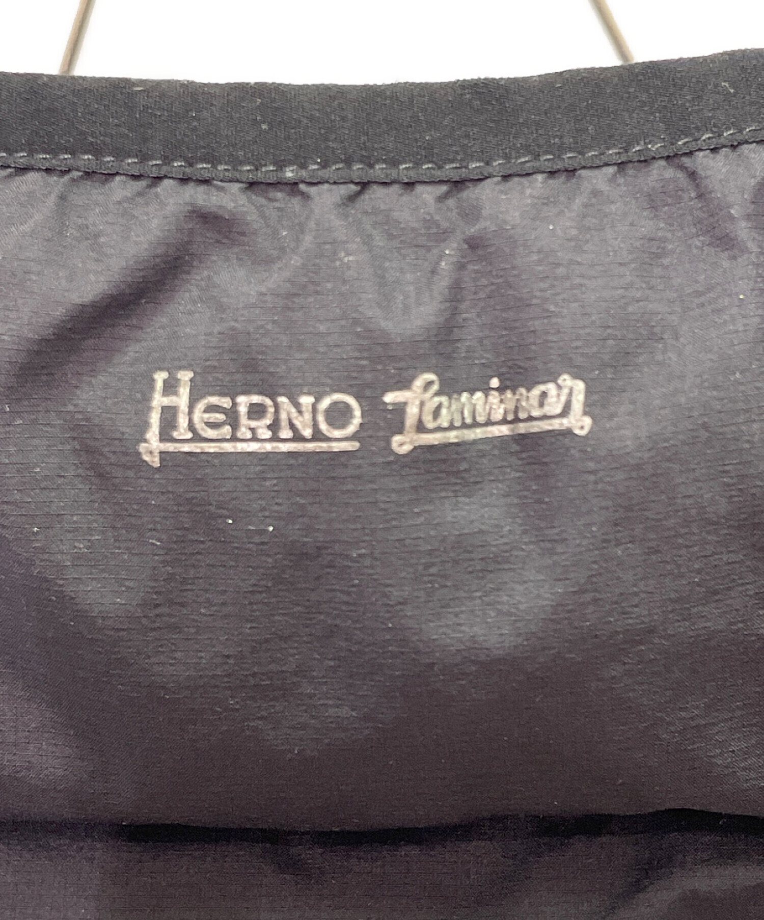 中古・古着通販】HERNO (ヘルノ) ダウンベスト LAMINAR ブラック 