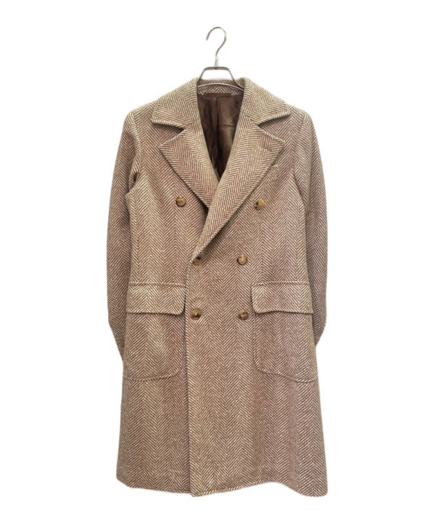 極美品　stile latino　スティレラティーノヘリンボーンチェスターコート 中古・古着通販】stile latino (スティレラティーノ) ヘリンボーン