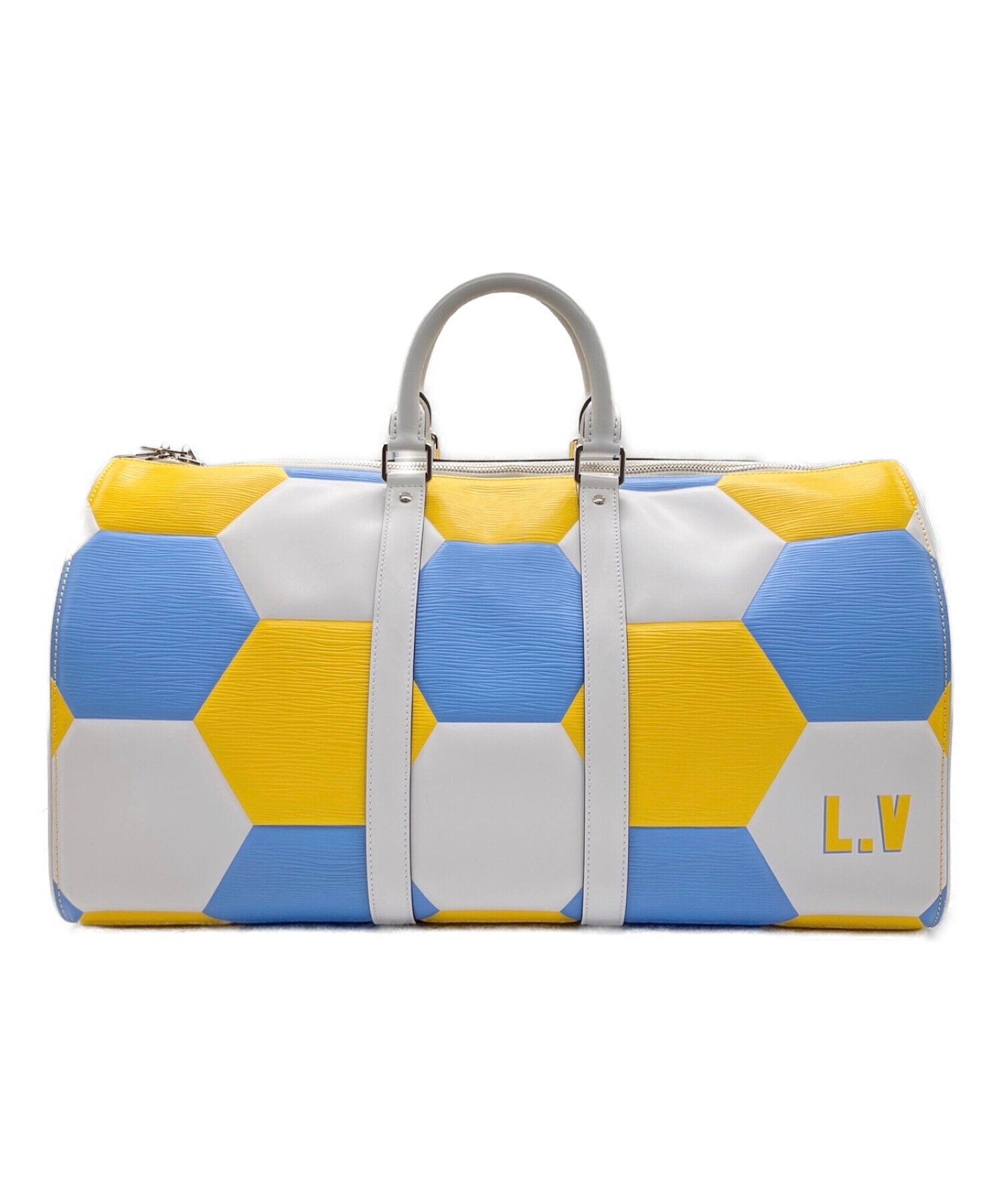 中古・古着通販】LOUIS VUITTON (ルイ ヴィトン) キーポル50 ホワイト 