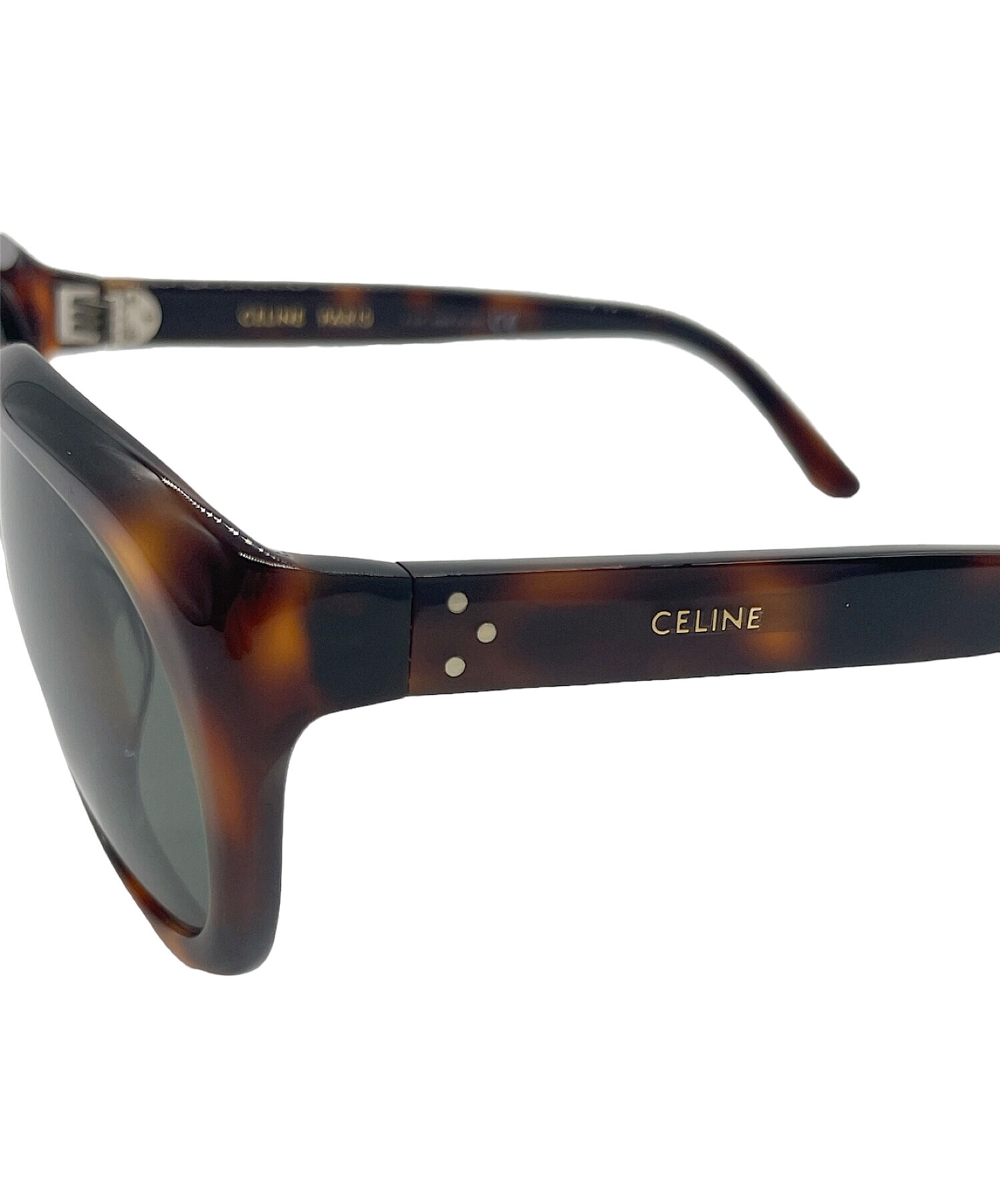 中古・古着通販】CELINE (セリーヌ) ロゴ サングラス ブラウン