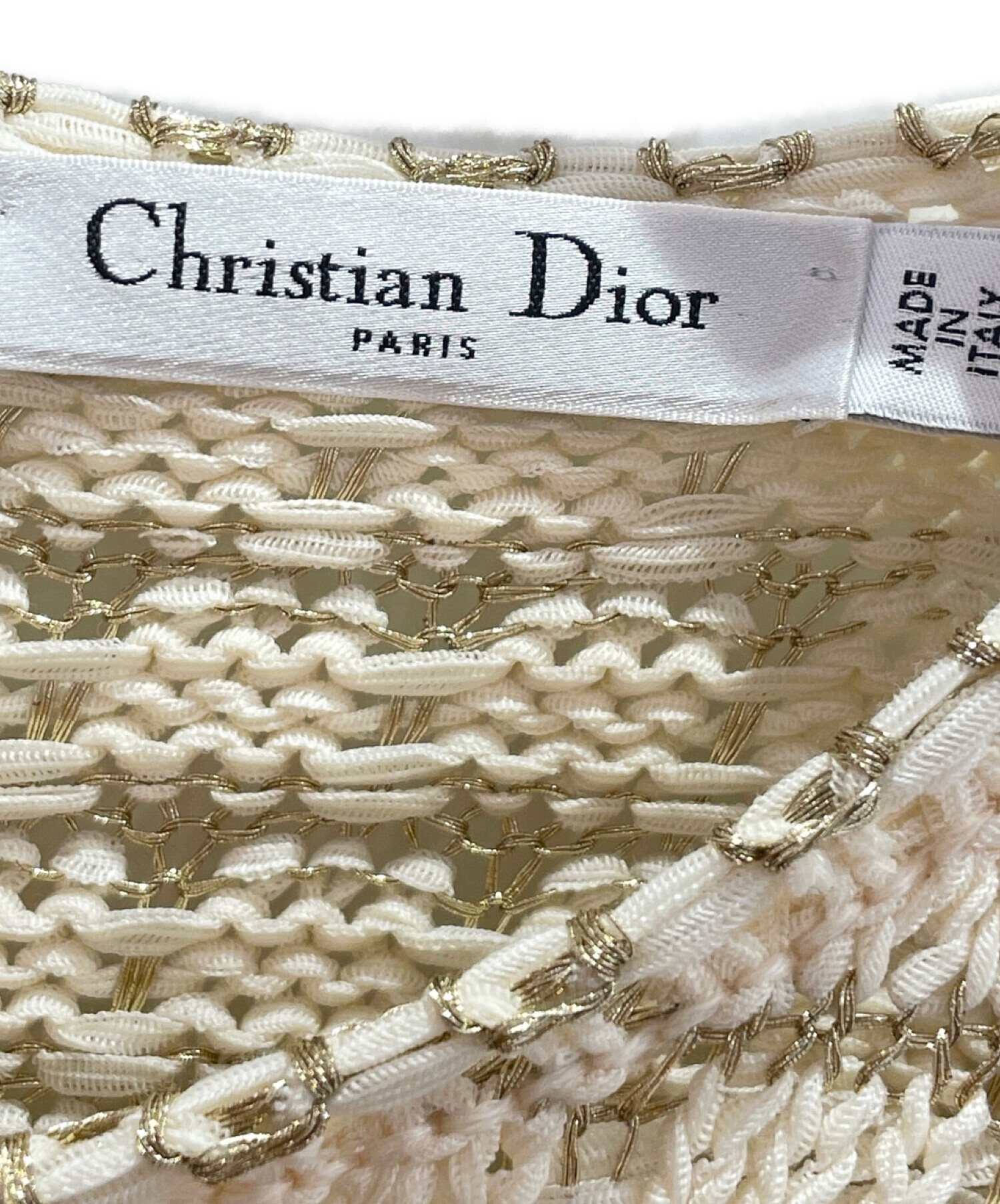 中古・古着通販】Christian Dior (クリスチャン ディオール) 鍵編み
