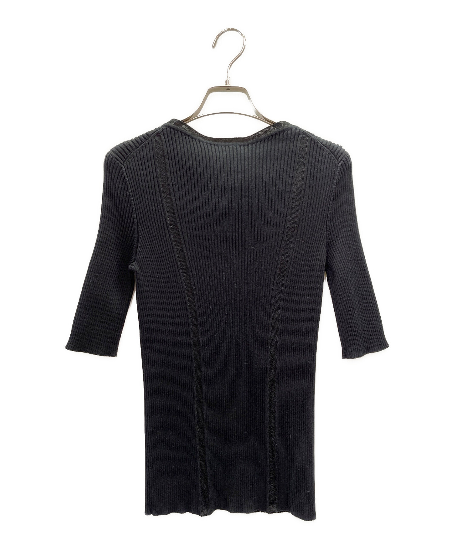 中古・古着通販】CHANEL (シャネル) ココマークボタン ヘンリーネック 