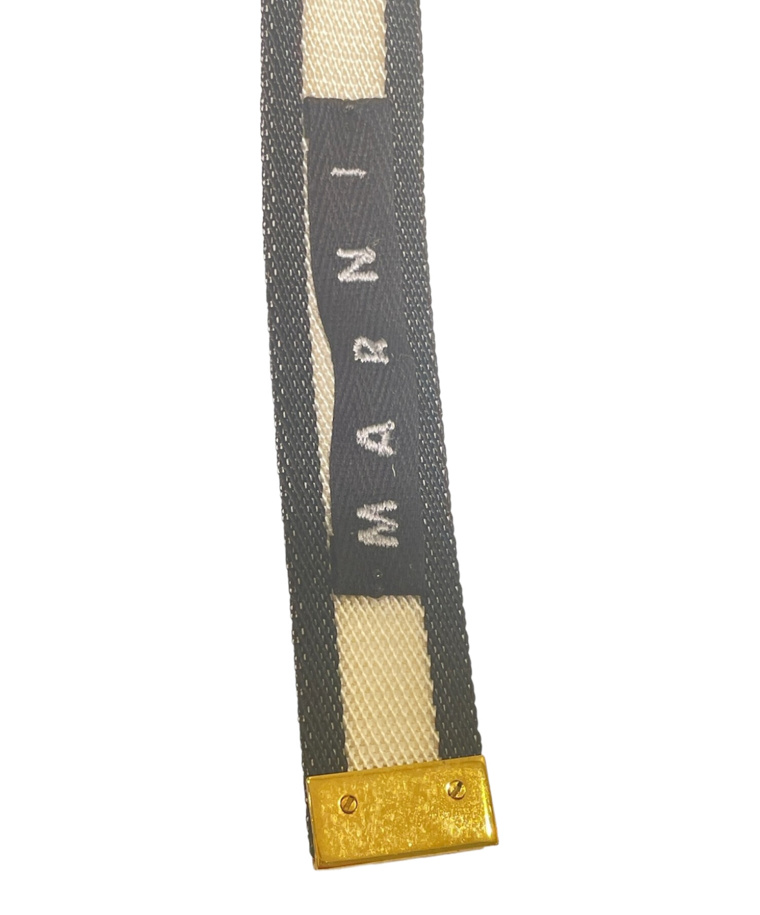 中古・古着通販】MARNI (マルニ) ビジューリボンネックレス アイボリー 