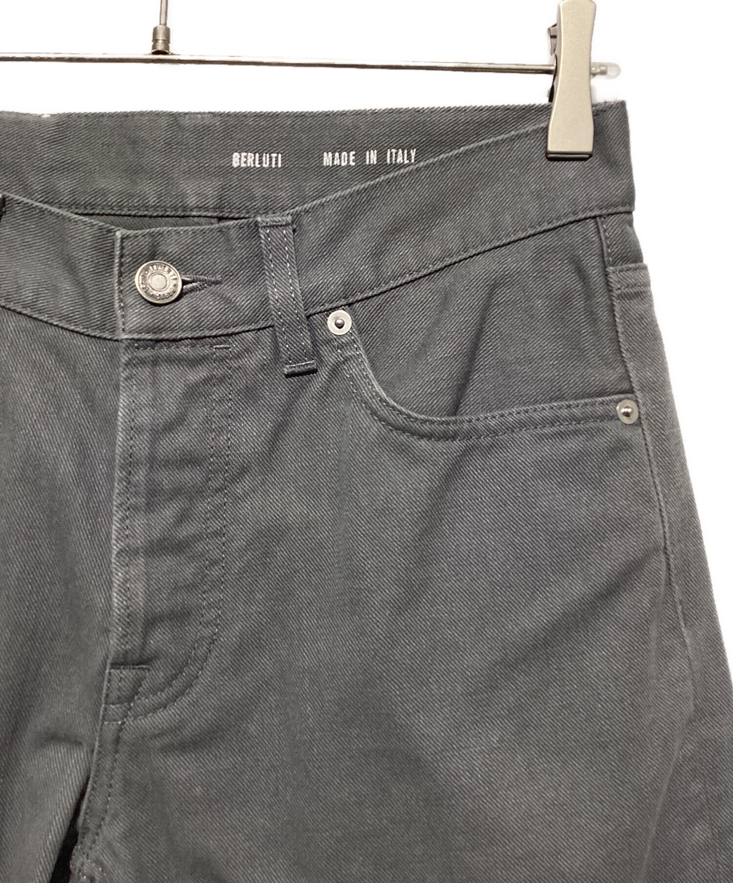 中古・古着通販】Berluti (ベルルッティ) デニムパンツ ライトグレー