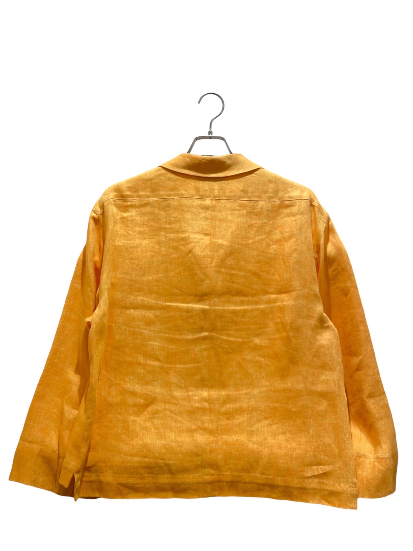 CHANEL BOUTIQUE オレンジジャケット 38 中古・古着通販】CHANEL (シャネル) linen work jacket オレンジ