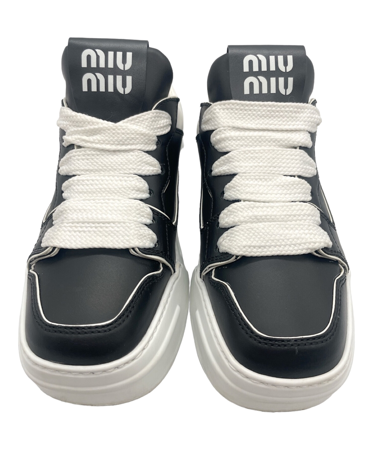 中古・古着通販】MIU MIU (ミュウミュウ) MIU MIU ロゴ レザー