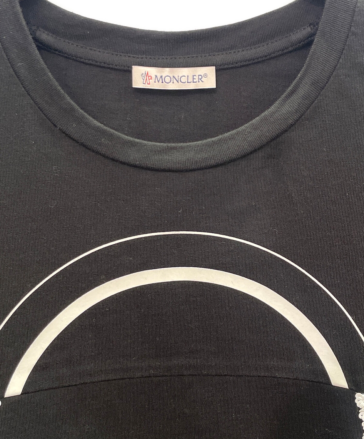 中古・古着通販】MONCLER (モンクレール) T-SHIRT GIROCOLLO 半袖T 