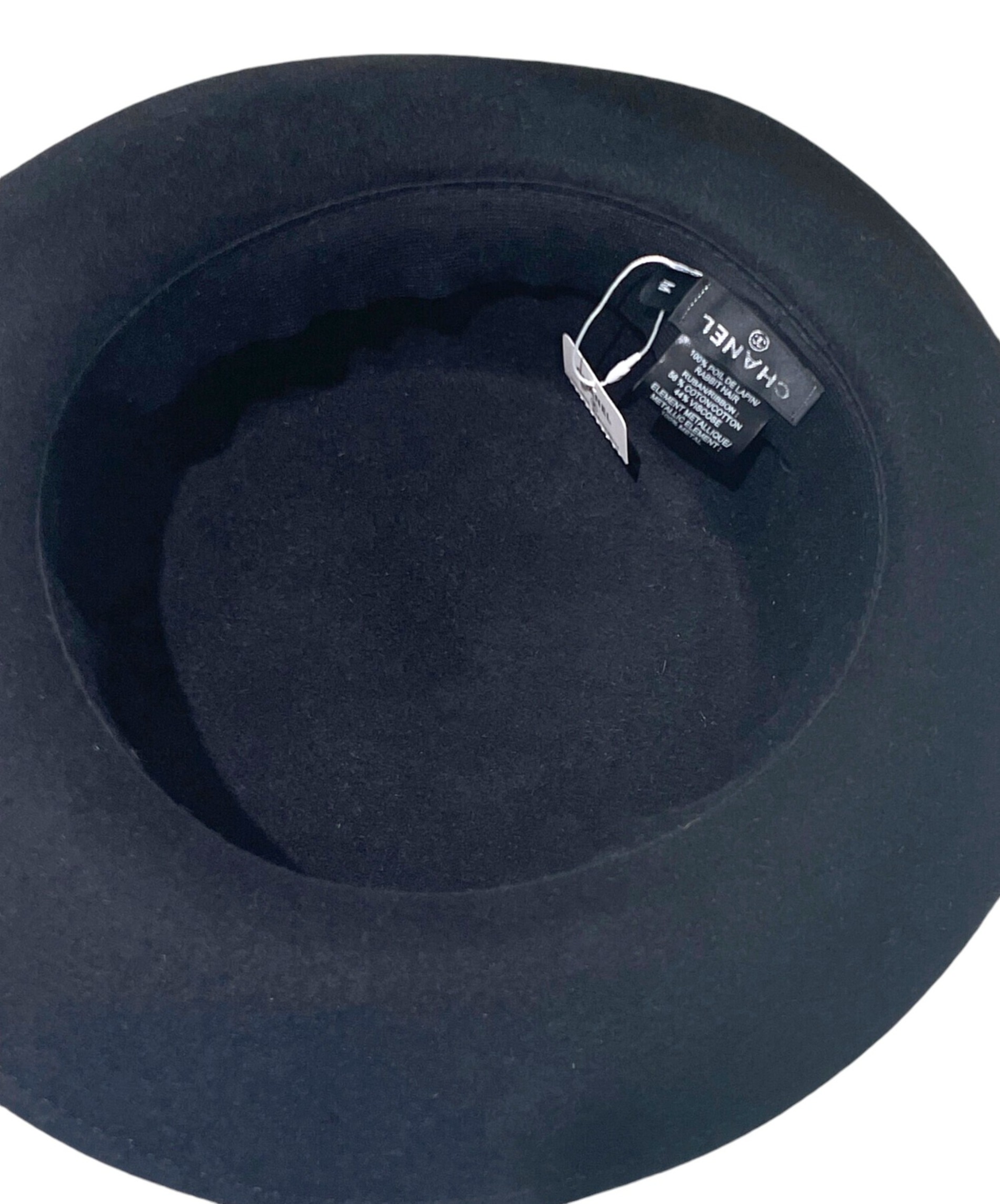 中古・古着通販】CHANEL (シャネル) ラビットファーハット ブラック