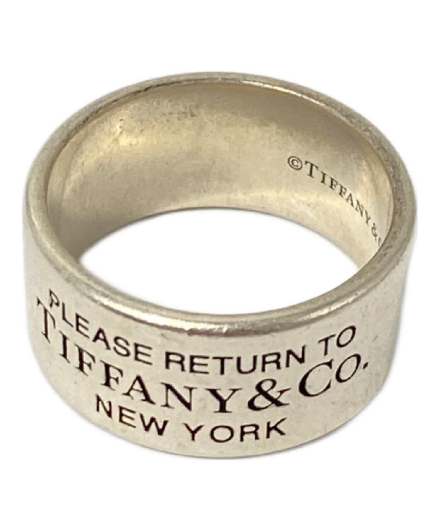 中古・古着通販】TIFFANY & Co. (ティファニー) Wide Silver Ring 