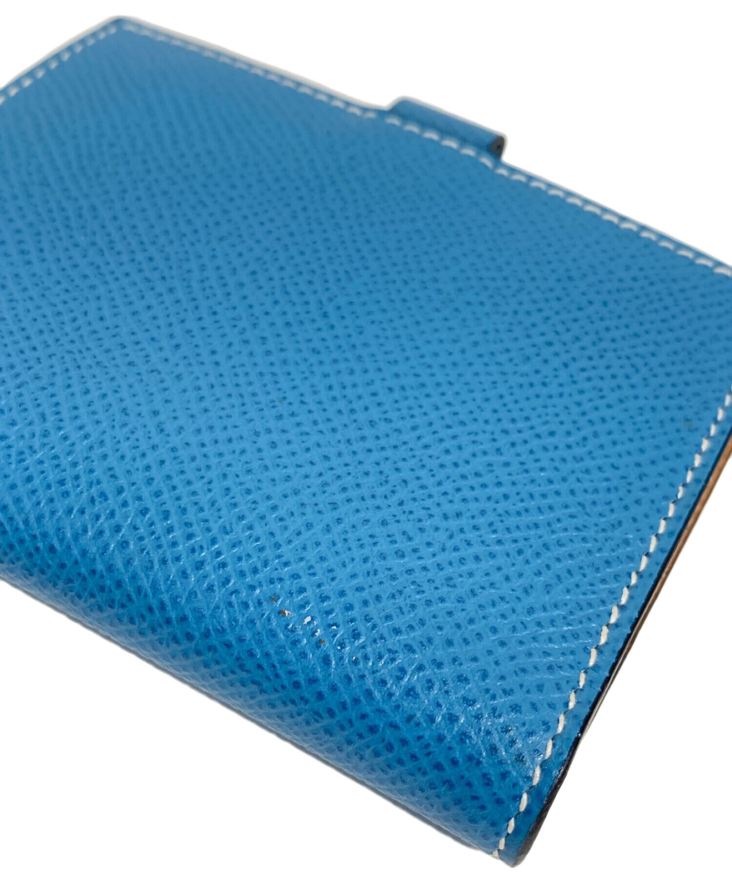 kiki様　HERMES 青 レザー リングノート　新品未使用　ブルージーン kiki様 HERMES 青 レザー リングノート 新品未使用 ブルージーン