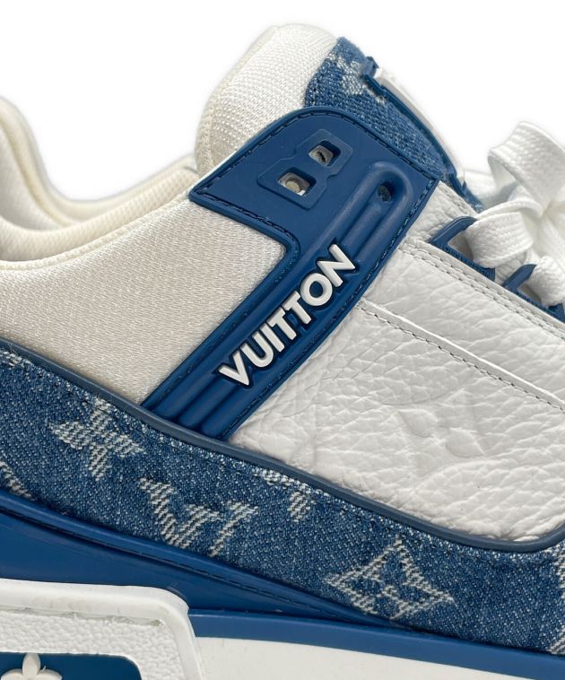 【値下げ中】Louis Vuitton スニーカー ホワイト/ブルー/限定品 値下げ中】Louis Vuitton スニーカー ホワイト/ブルー/限定品