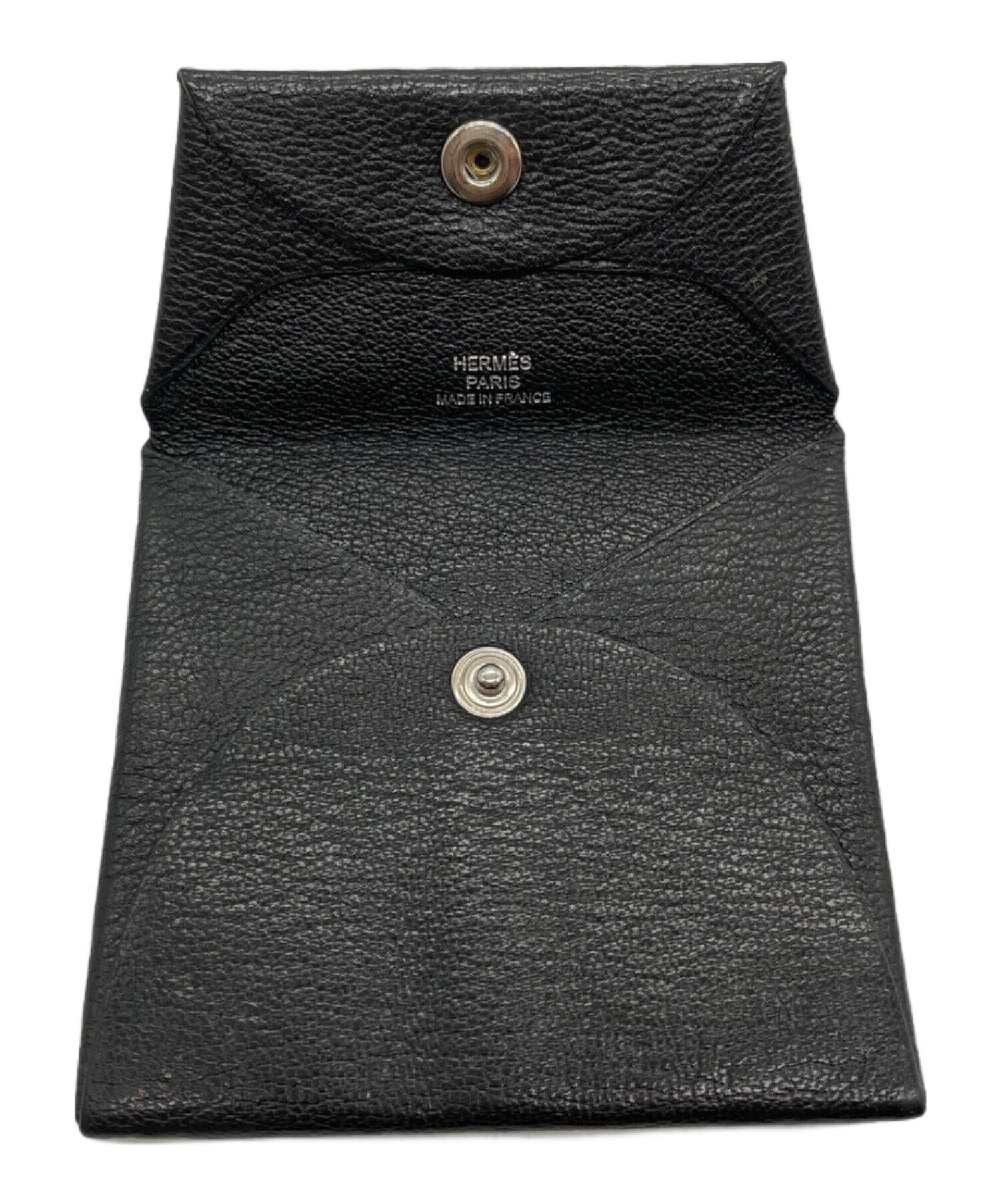 中古・古着通販】HERMES (エルメス) バスティア コインケース ブラック