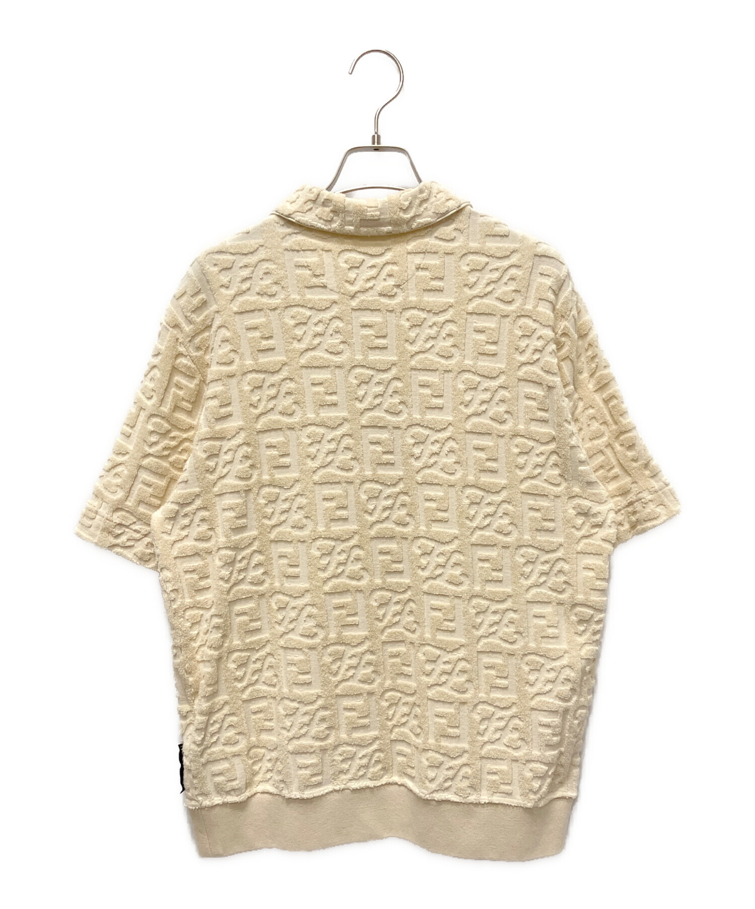 中古・古着通販】FENDI (フェンディ) パイル地ズッカ柄ポロシャツ 
