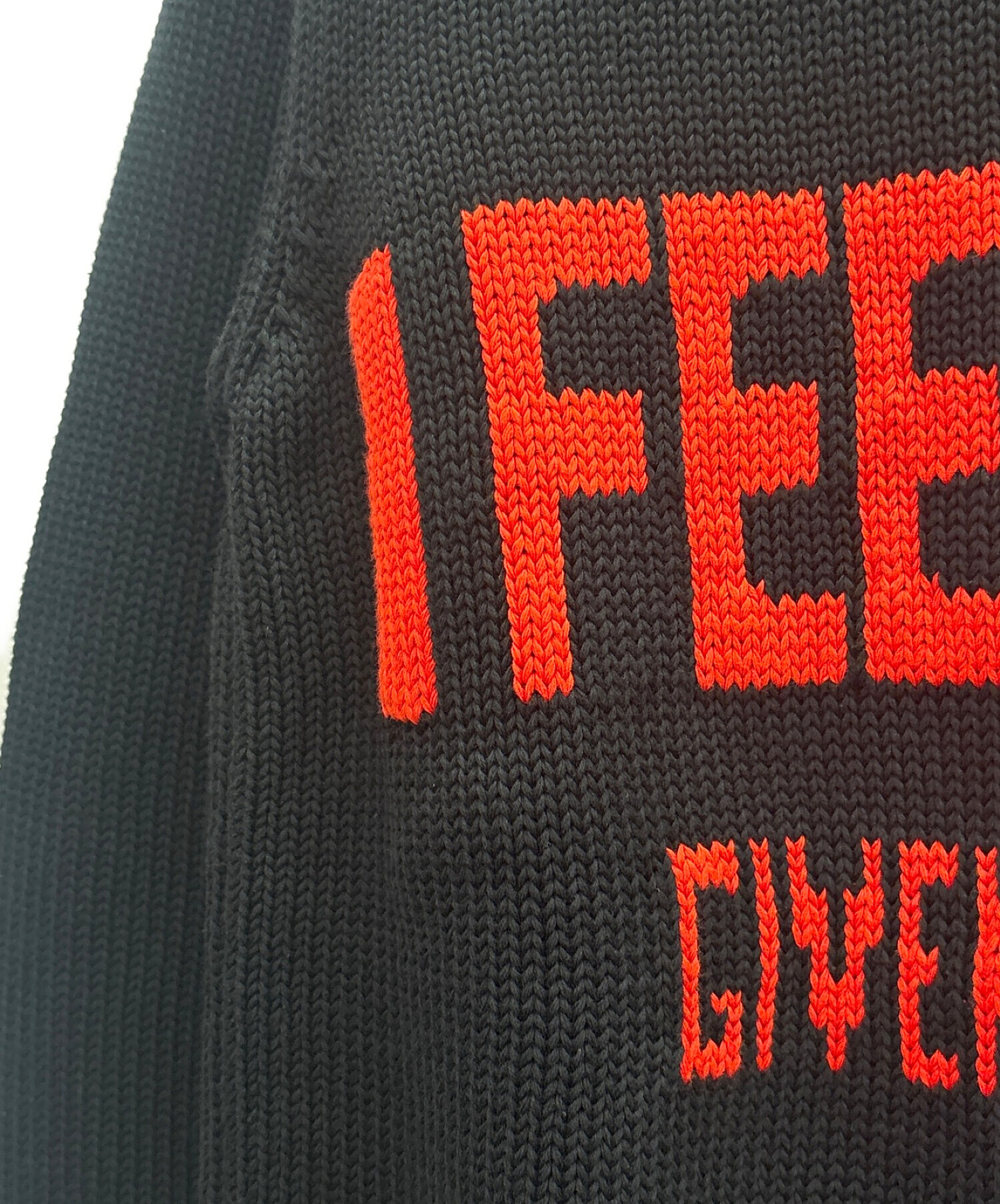 【GIVENCHY】ジバンシィー カシミヤ混 ジップニット LOVE ニット GIVENCHY - 【GIVENCHY】ジバンシィー カシミヤ混 ジップニット LOVE