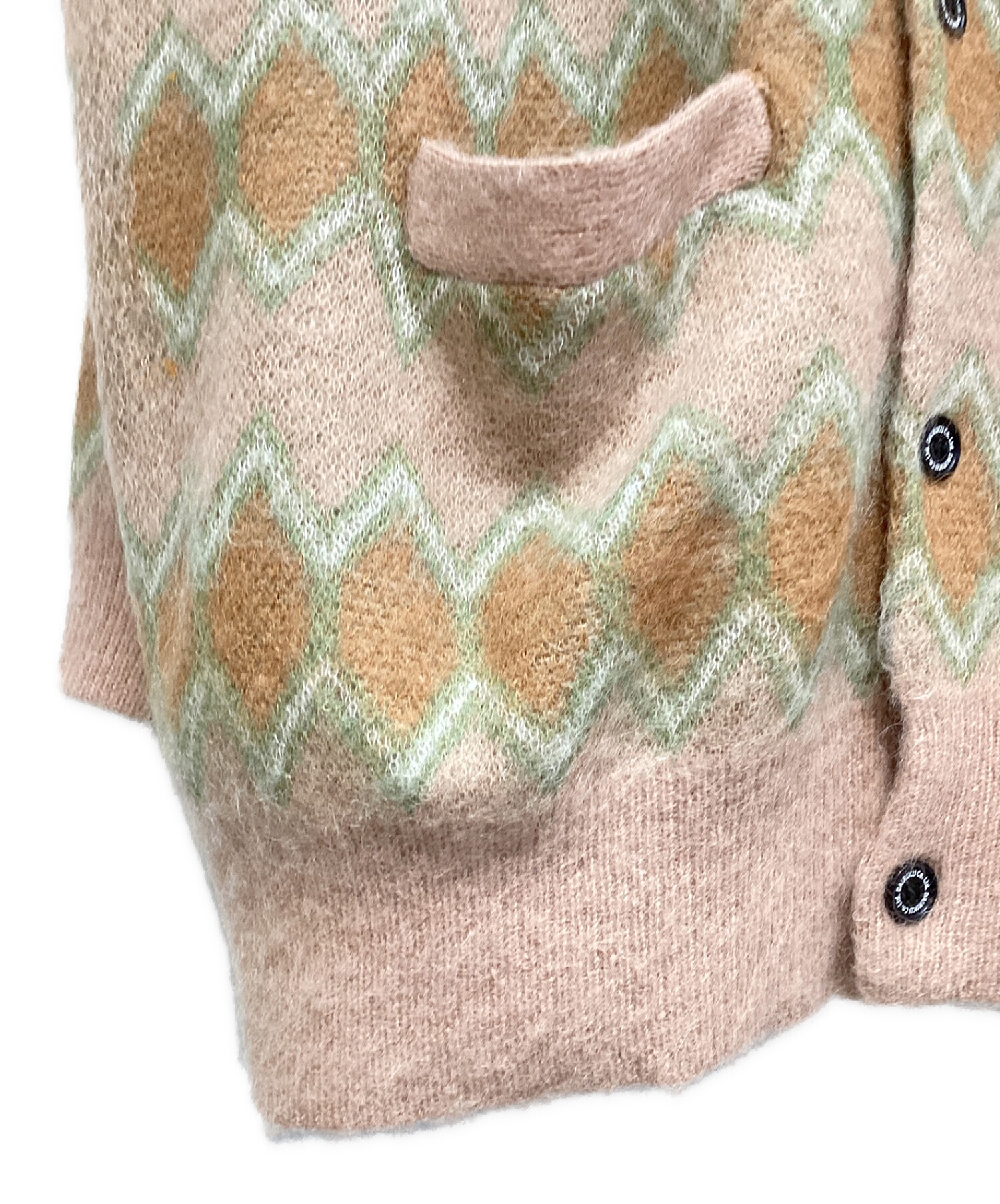 中古・古着通販】DAIRIKU (ダイリク) 23AW モヘアボーダーカーディガン