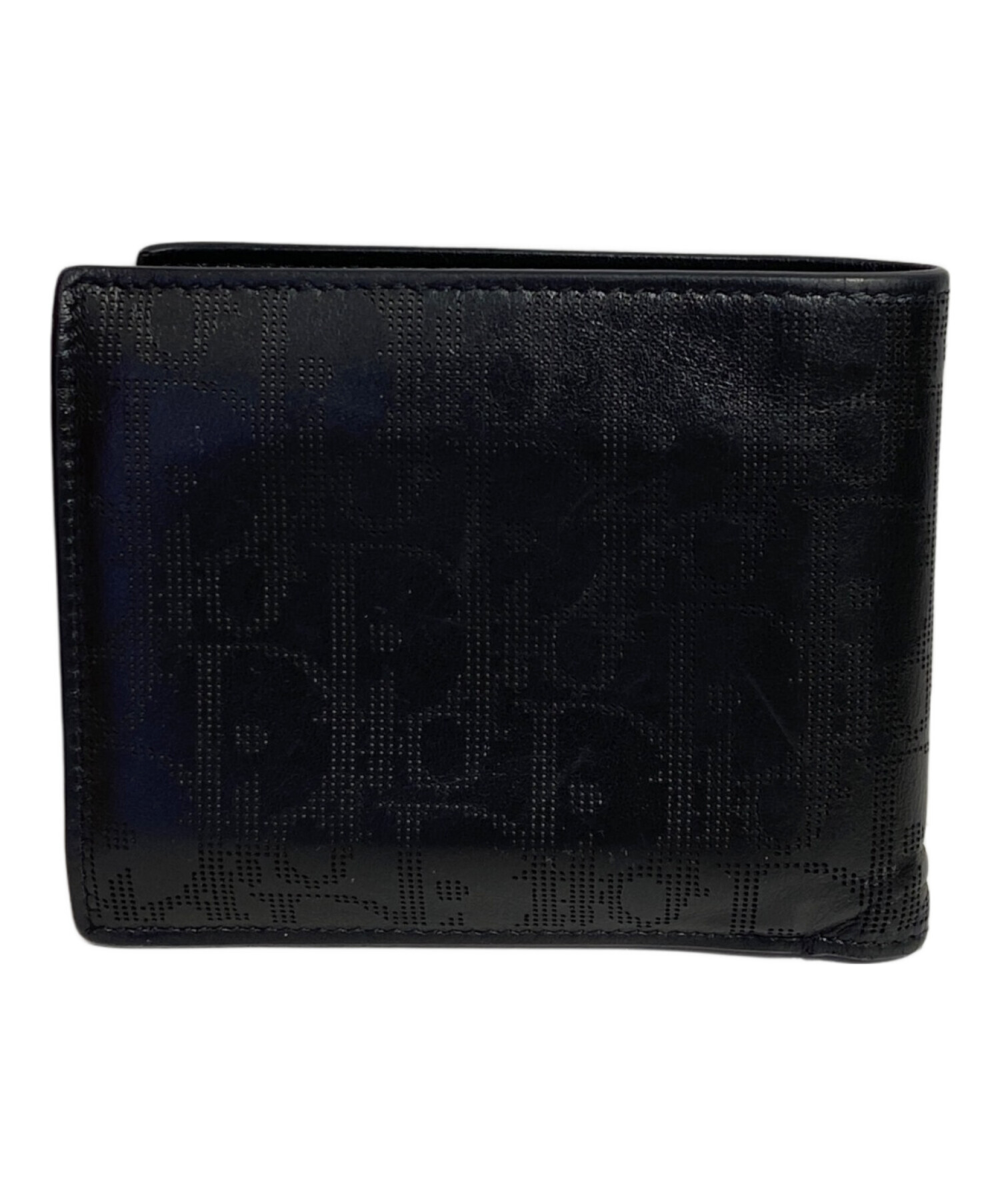 Dior 二つ折り財布 ブラック ディオール Dior 二つ折り財布ロゴ