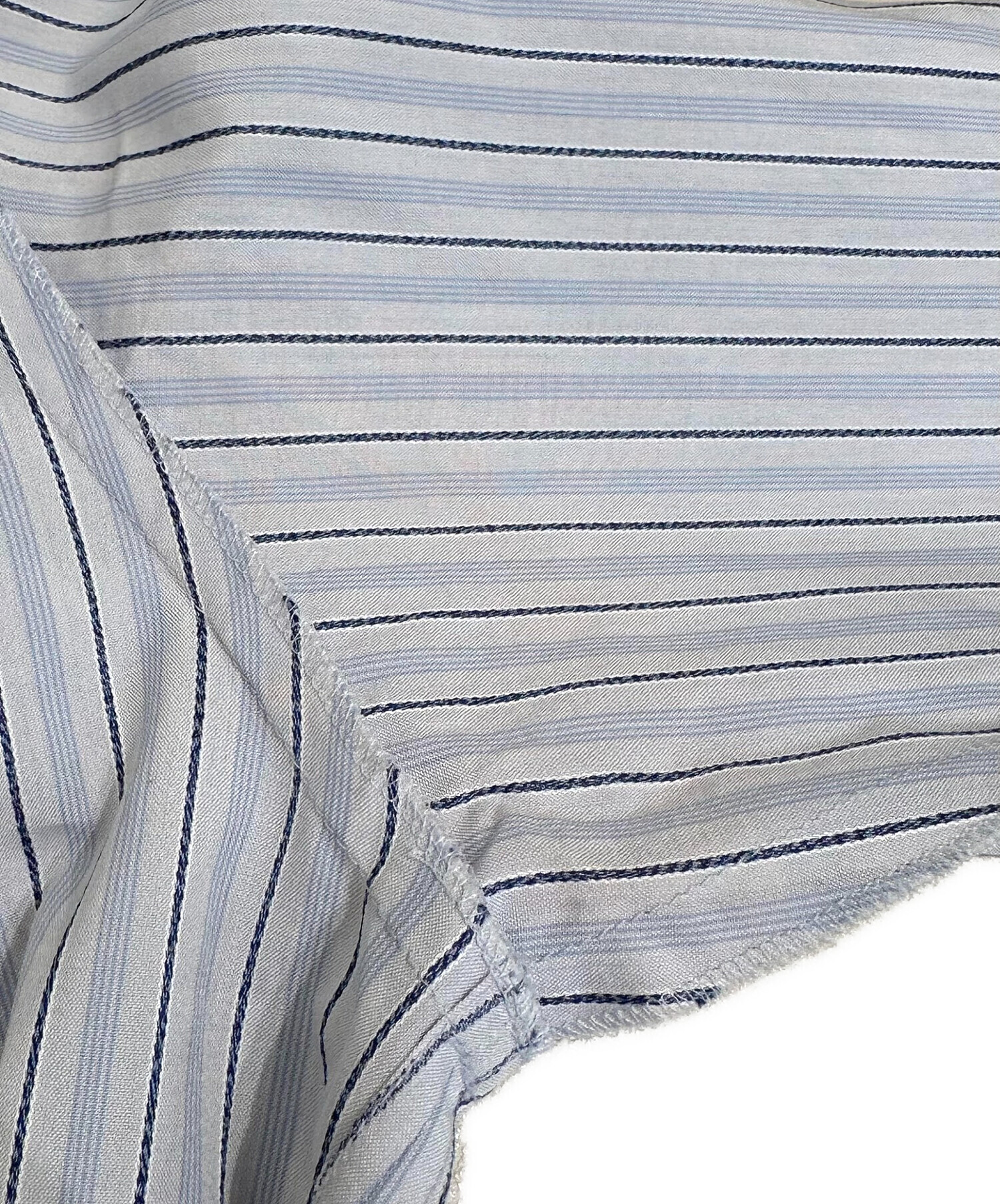 中古・古着通販】CHANEL (シャネル) 比翼ストライプカフスボタンシャツ