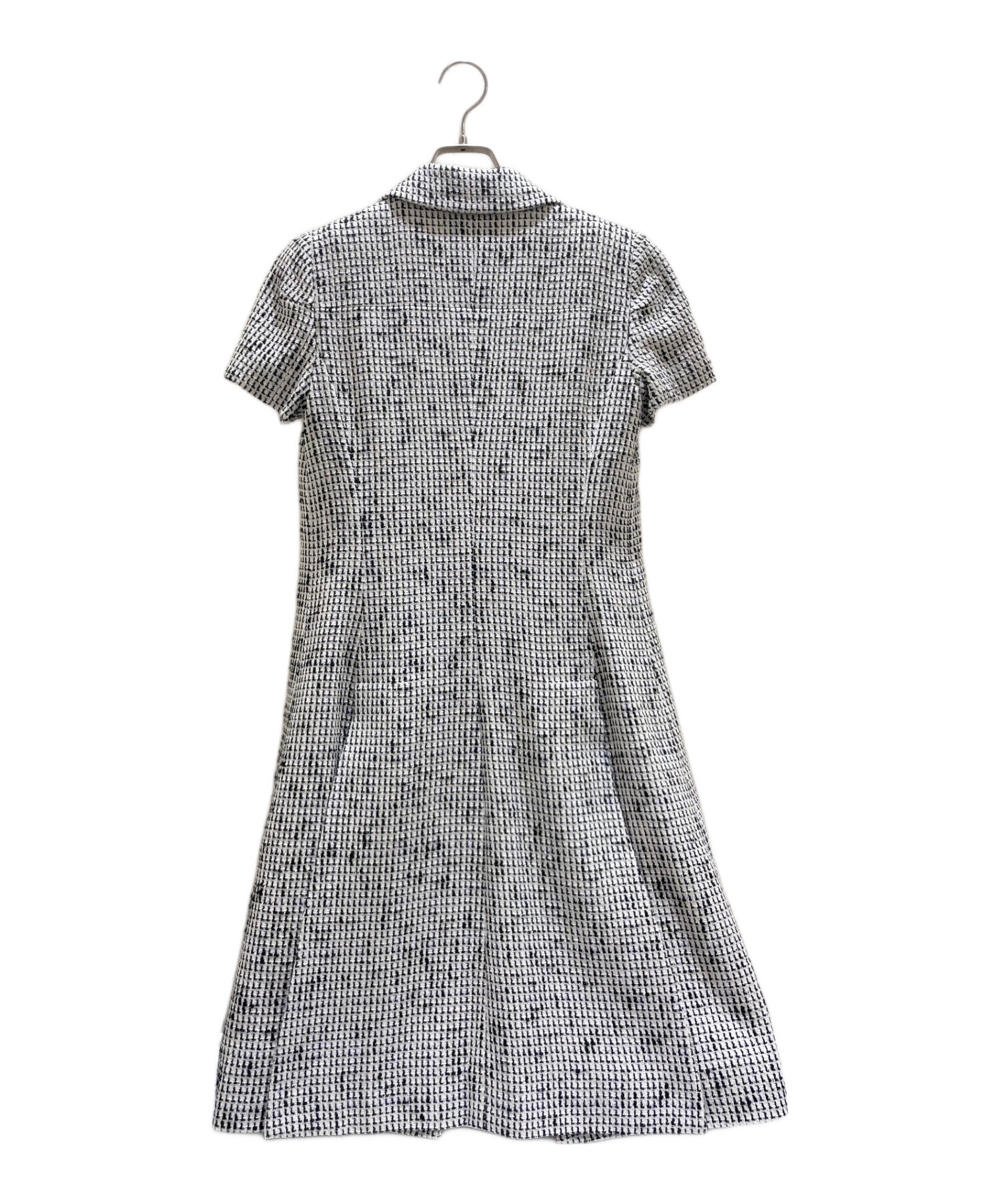 【USED品】CHANEL（シャネル） ホワイト ジャケット 38サイズ 中古・古着通販】CHANEL (シャネル) アンサンブルツイードジャケット