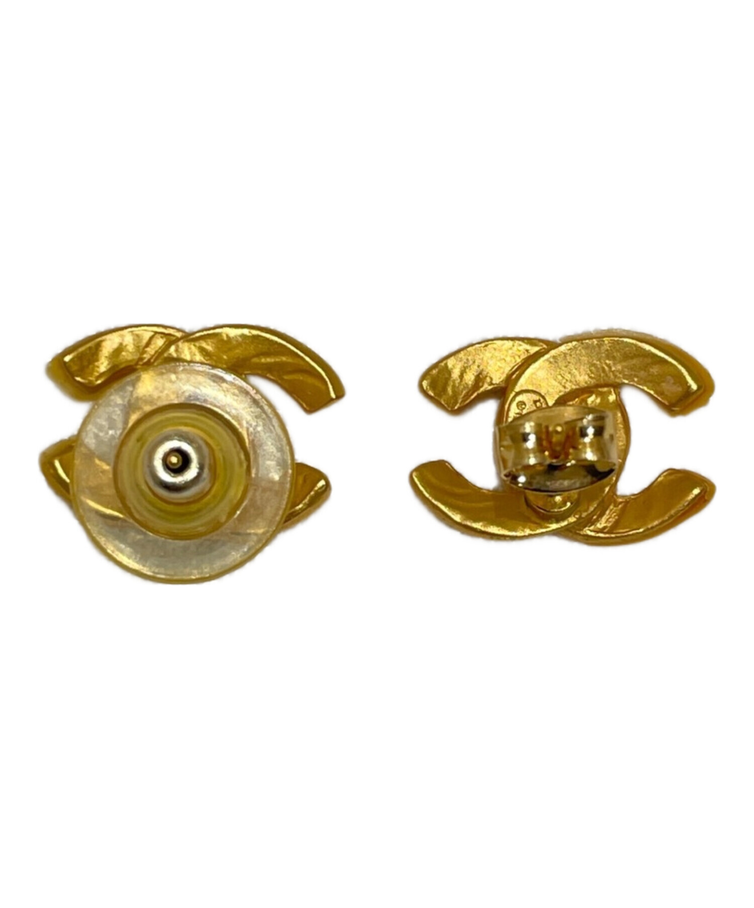 中古・古着通販】CHANEL (シャネル) ココマークピアス ゴールド