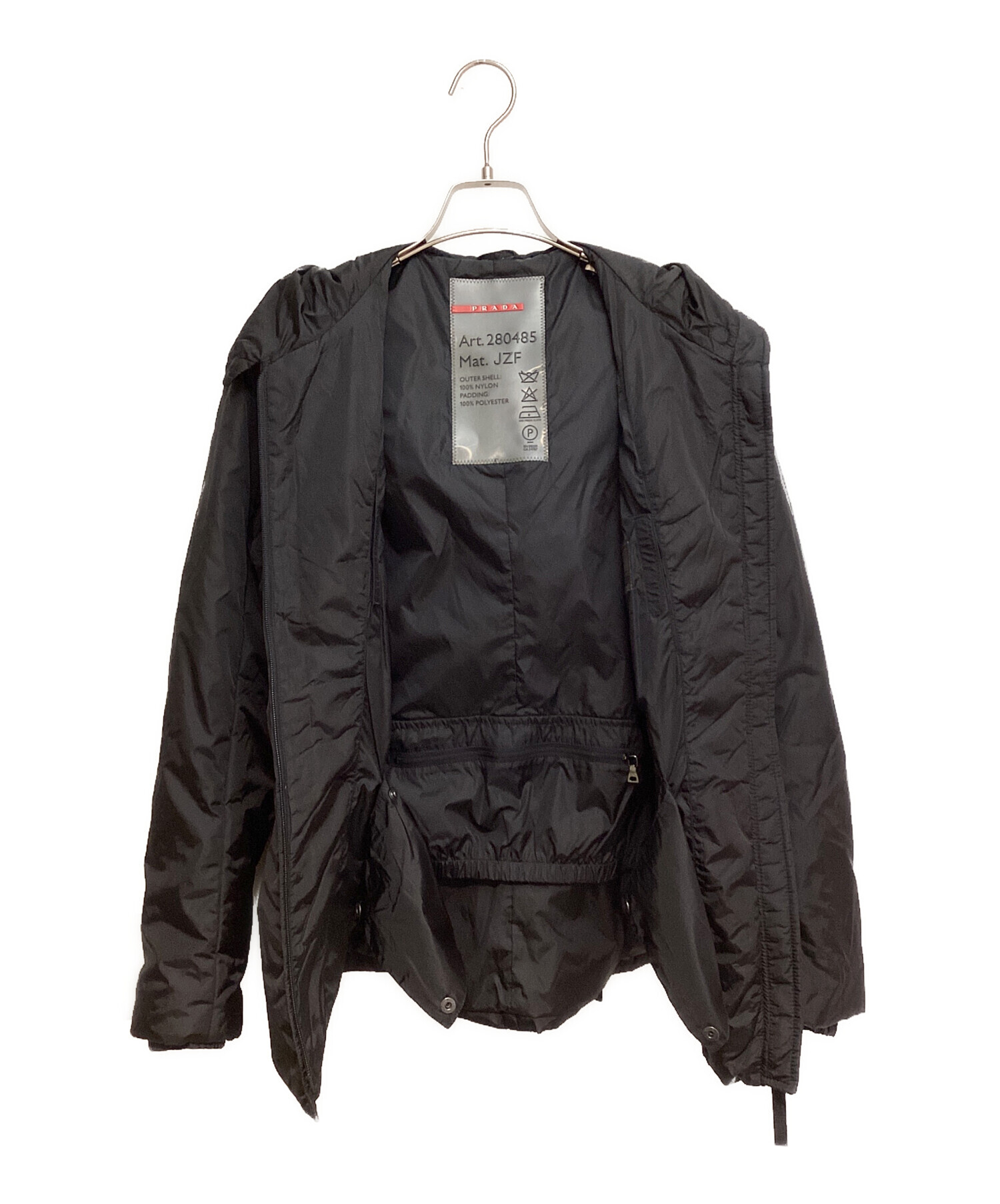 PRADA プラダ スポーツダウン ジャケット 38 中古・古着通販】PRADA SPORTS (プラダスポーツ) Hooded Nylon Down