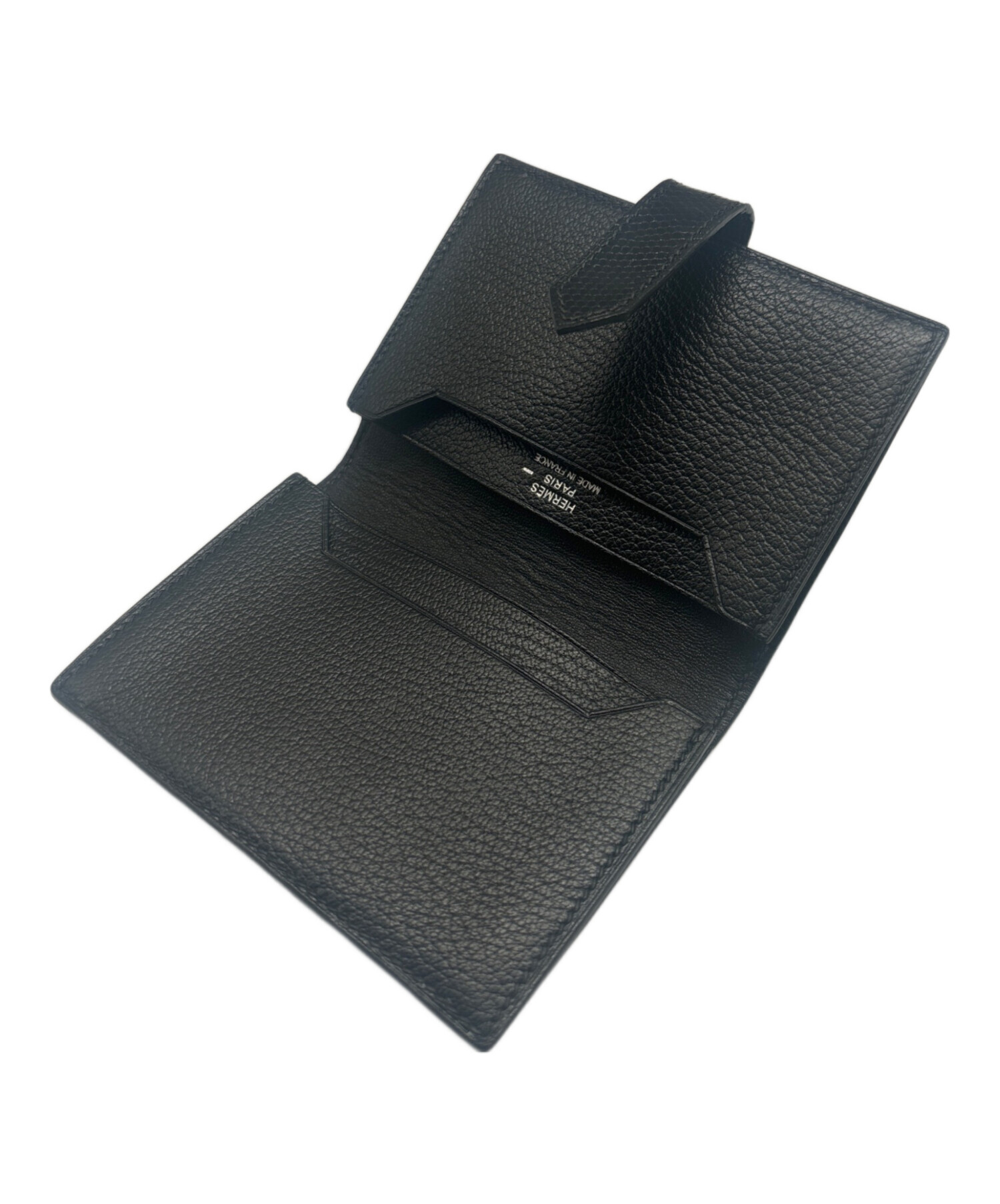 中古・古着通販】HERMES (エルメス) ベアン カードケース ブラック 