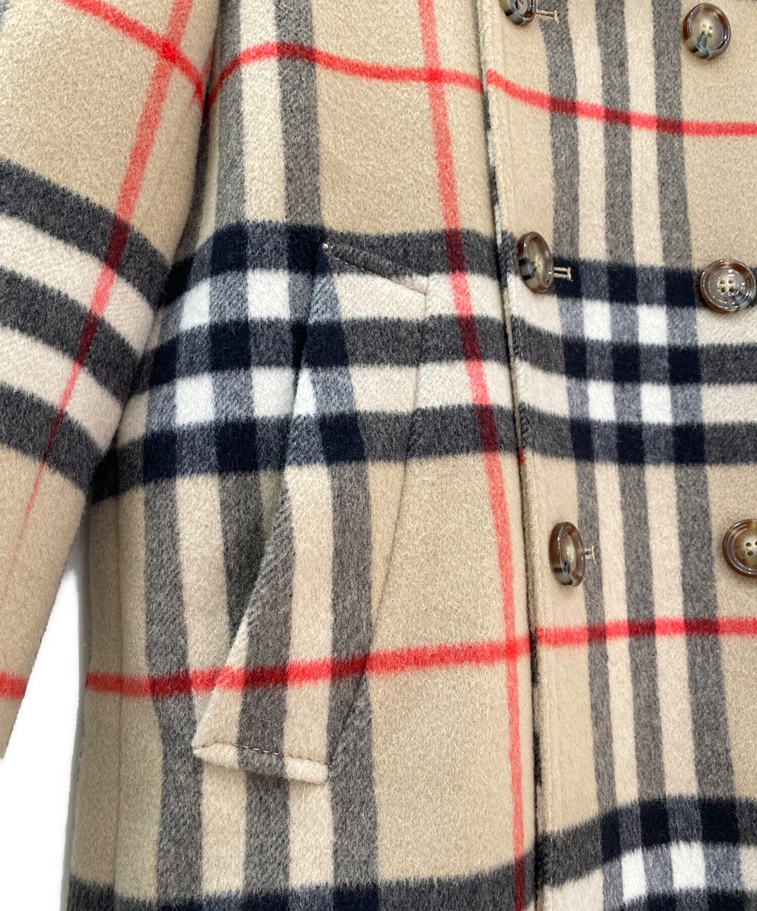 中古・古着通販】BURBERRY (バーバリー) ノヴァチェックPコート